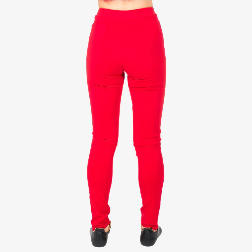 Womens Lace Up Skinny Track Pants - Image 2