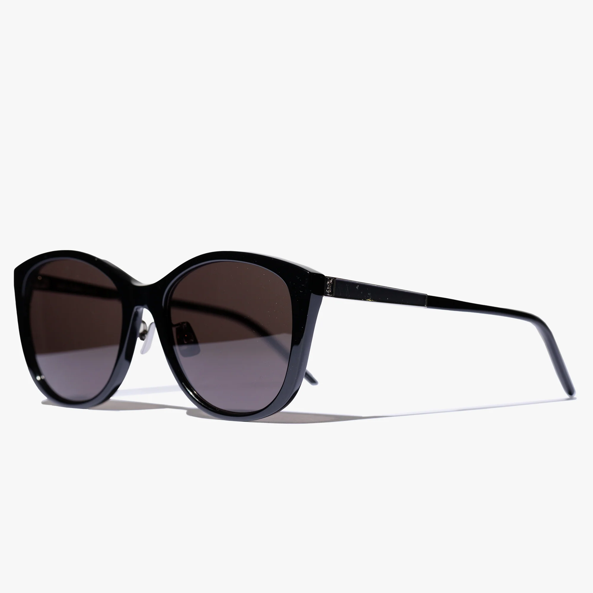 Womens Black Cat-Eye Sunglasses - Image 3