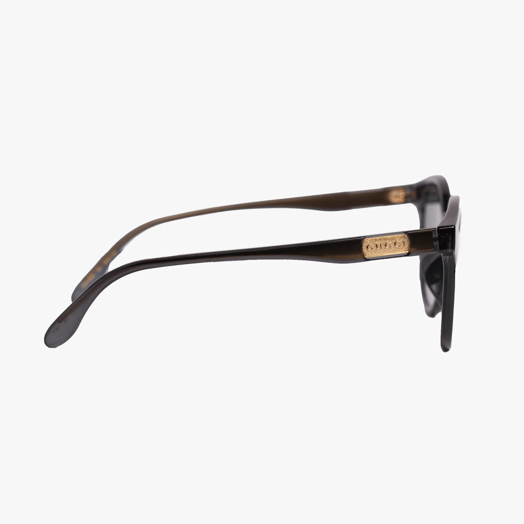 Womens Grey Round Injection Sunglasses - Image 3
