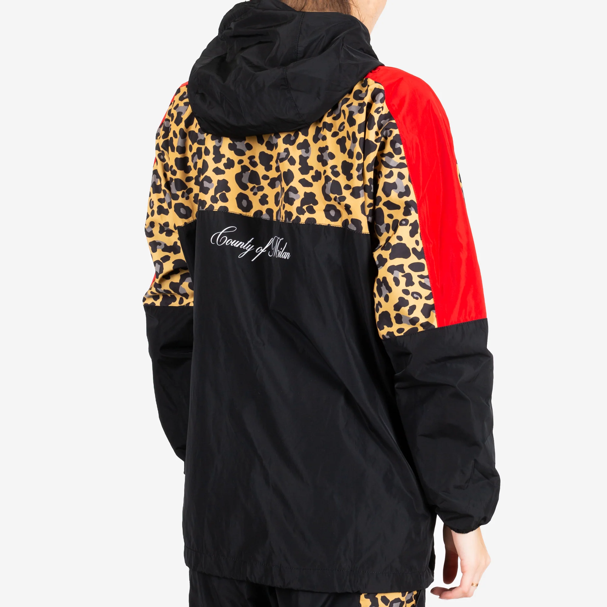 Womens Leopard Block Windbreaker - Image 3