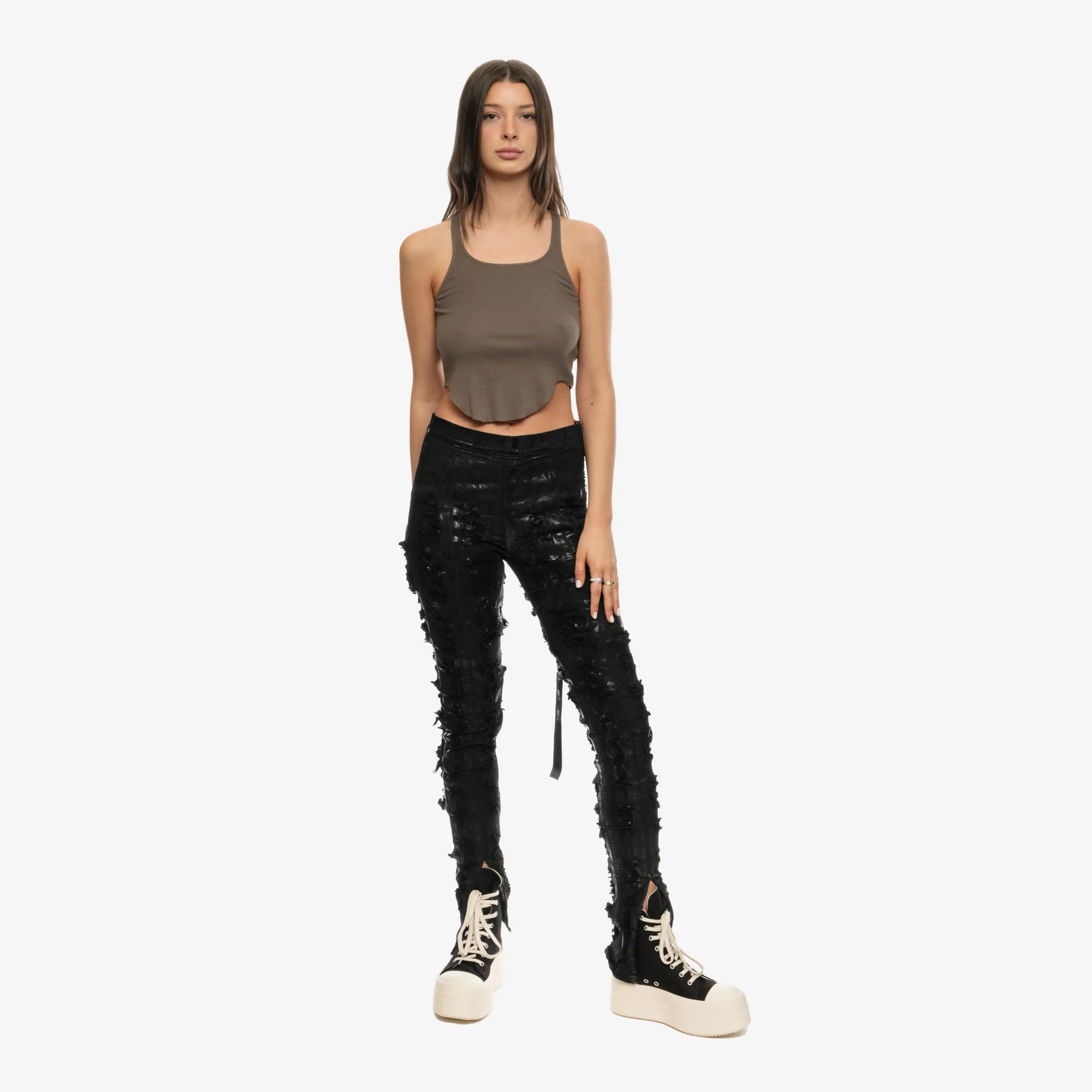 Womens Luxor Front Slit Leggings - Image 2