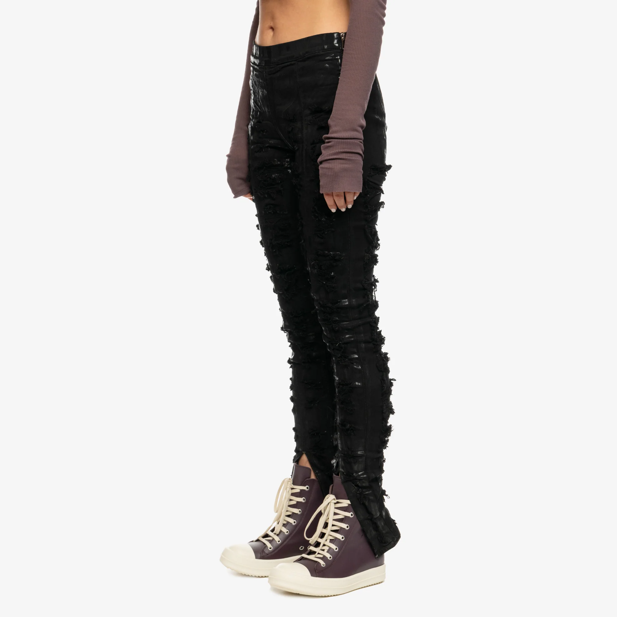 Womens Luxor Front Slit Leggings - Image 3