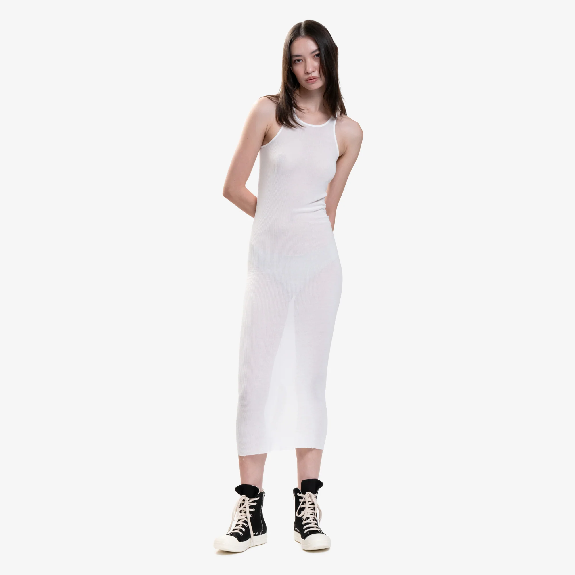 Womens Milk Tank Dress - Image 2