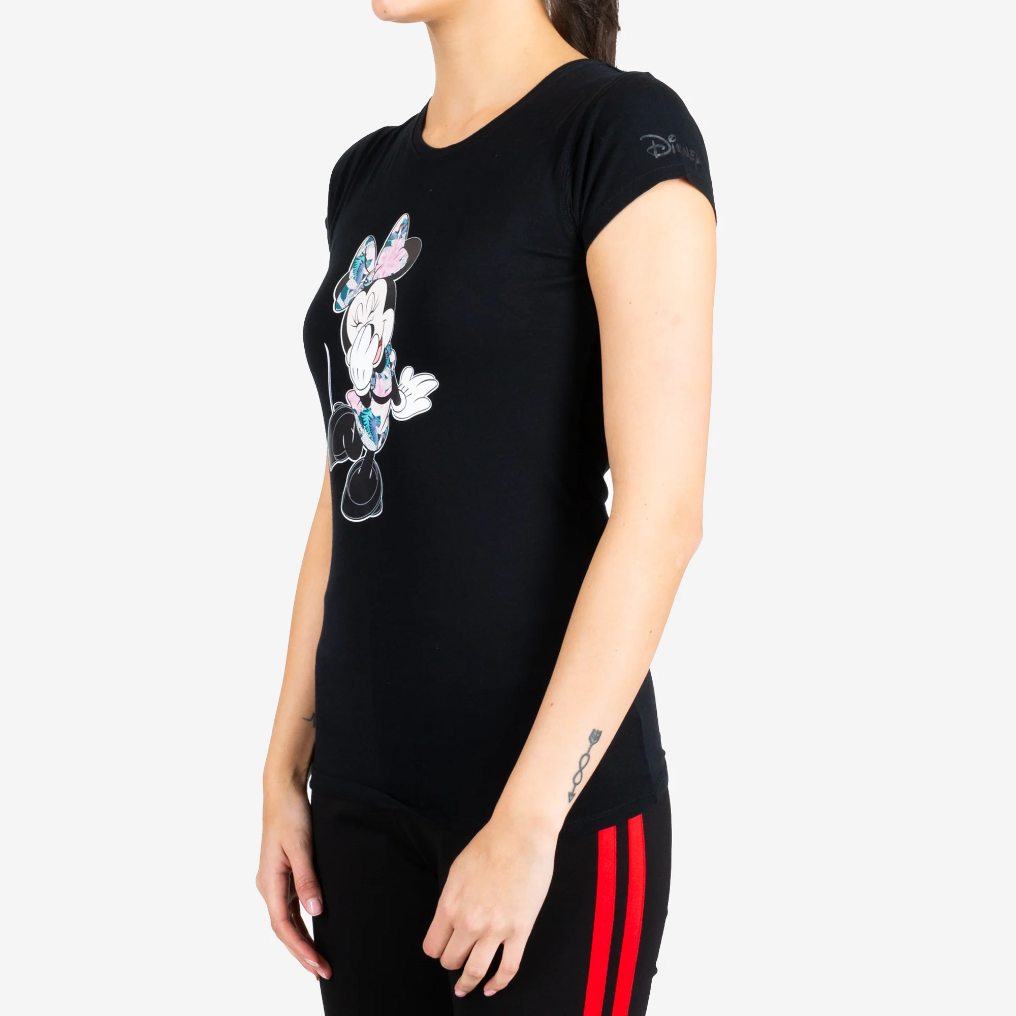 Womens Minnie Mouse Flower Tee - Image 2