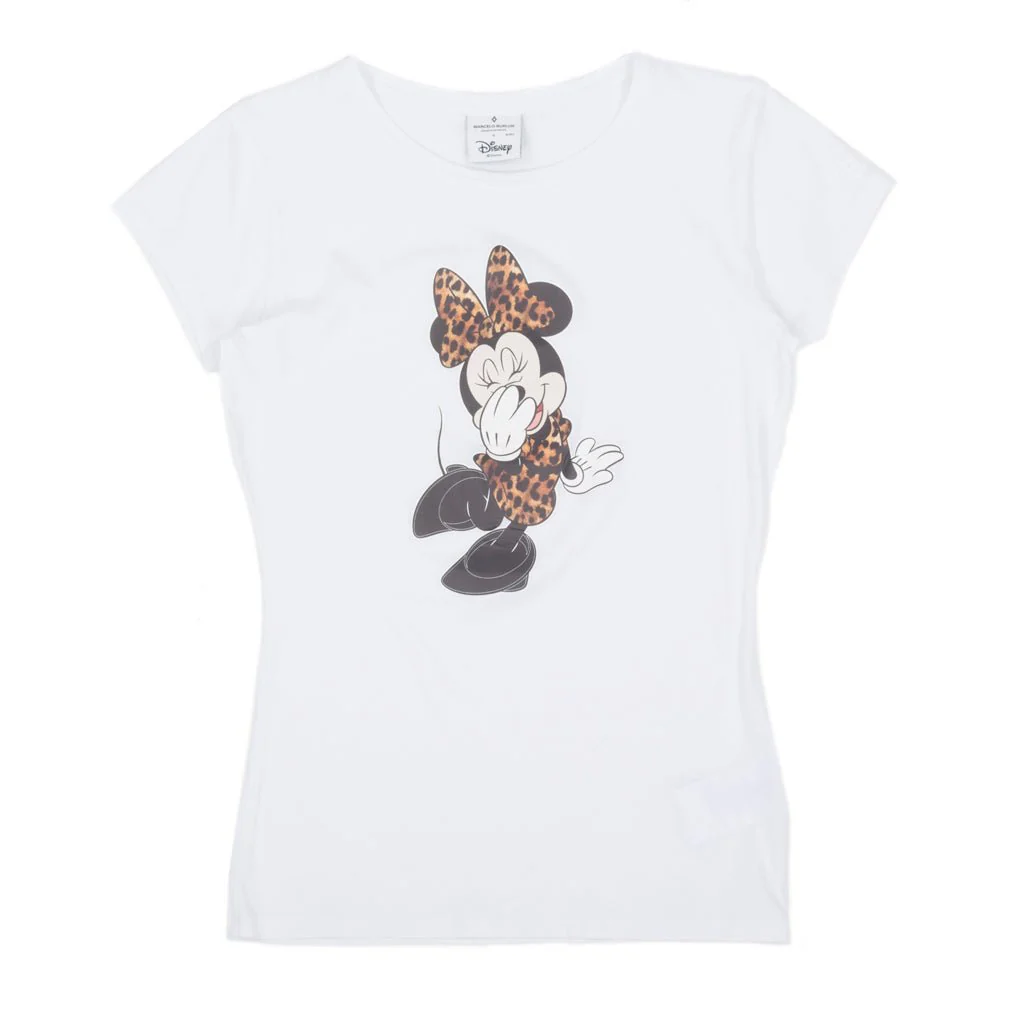 Womens Minnie Mouse Leopard Tee - Image 4