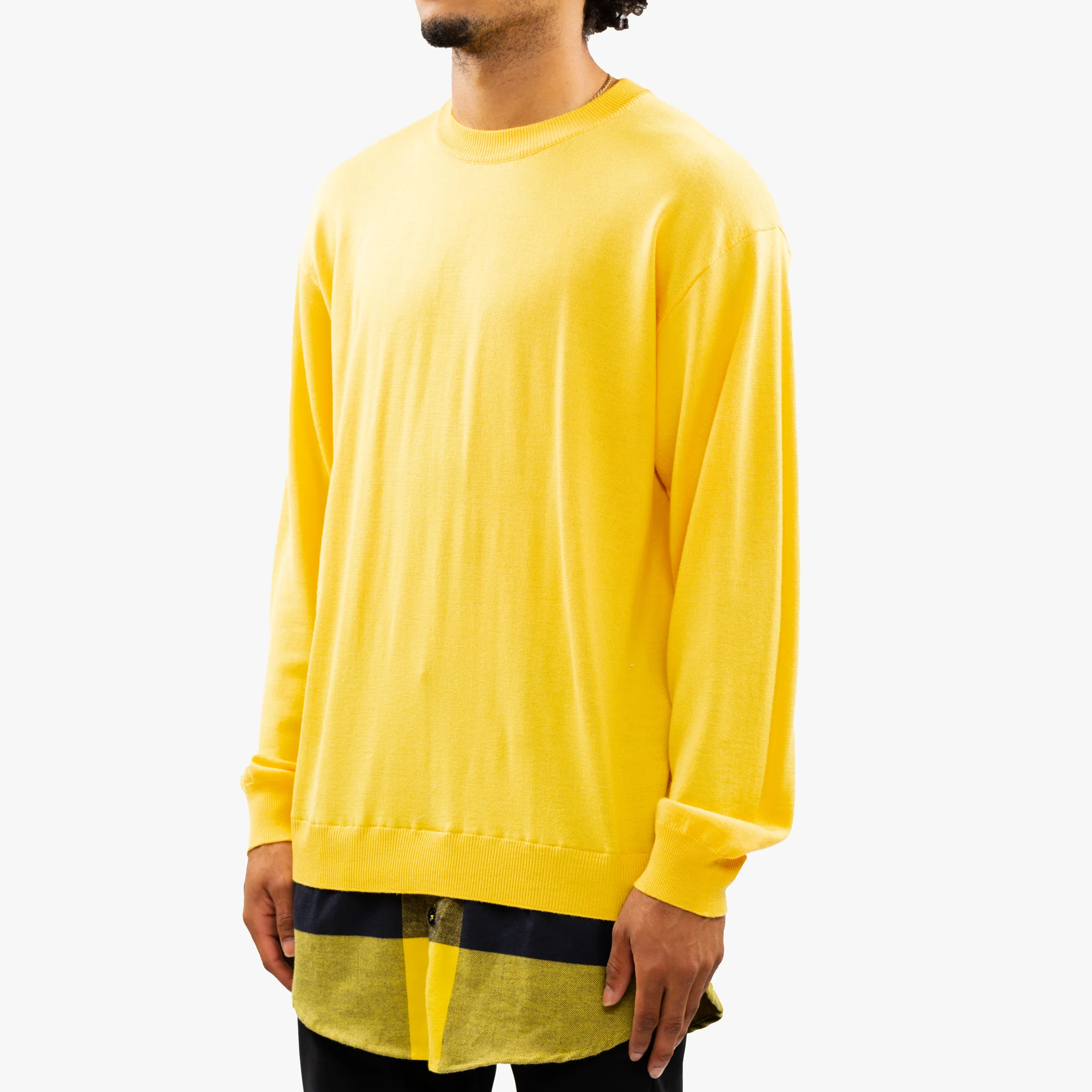 Layered Check Sweatshirt - Image 2