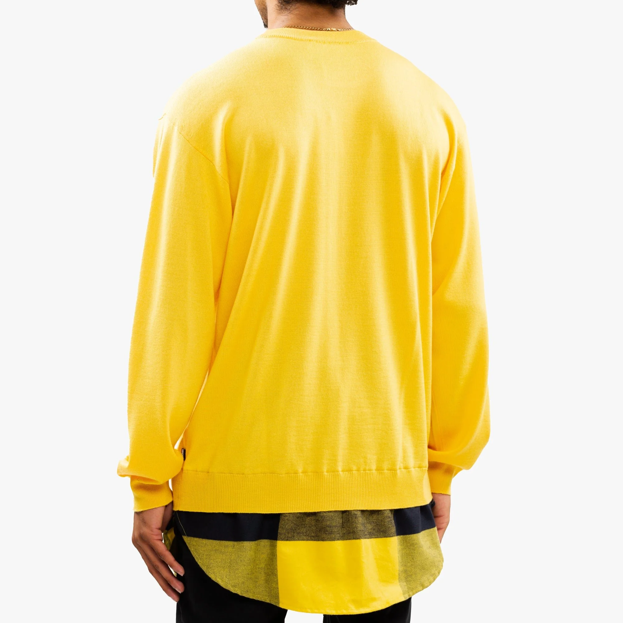 Layered Check Sweatshirt - Image 3