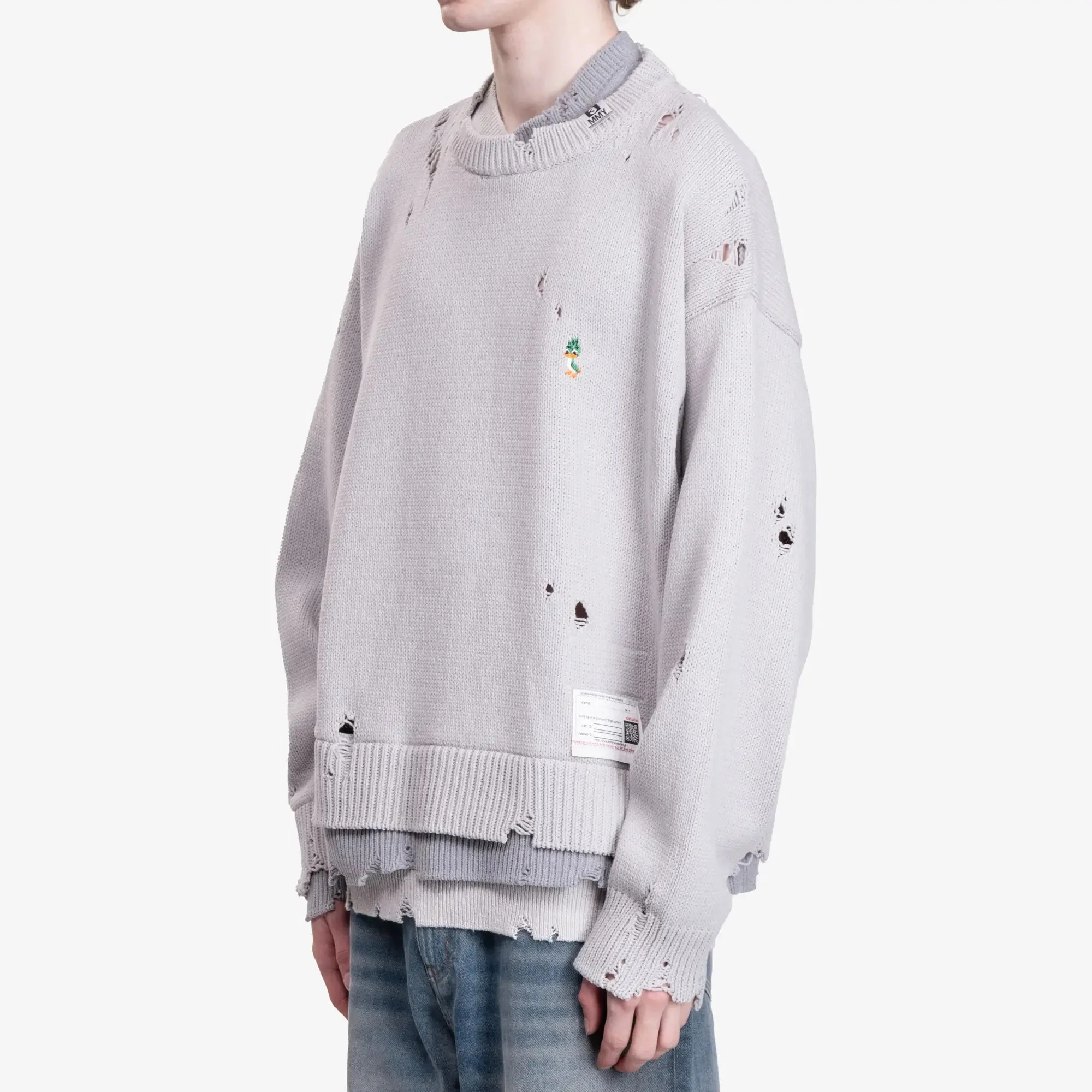 Layered Knit Sweater - Image 3