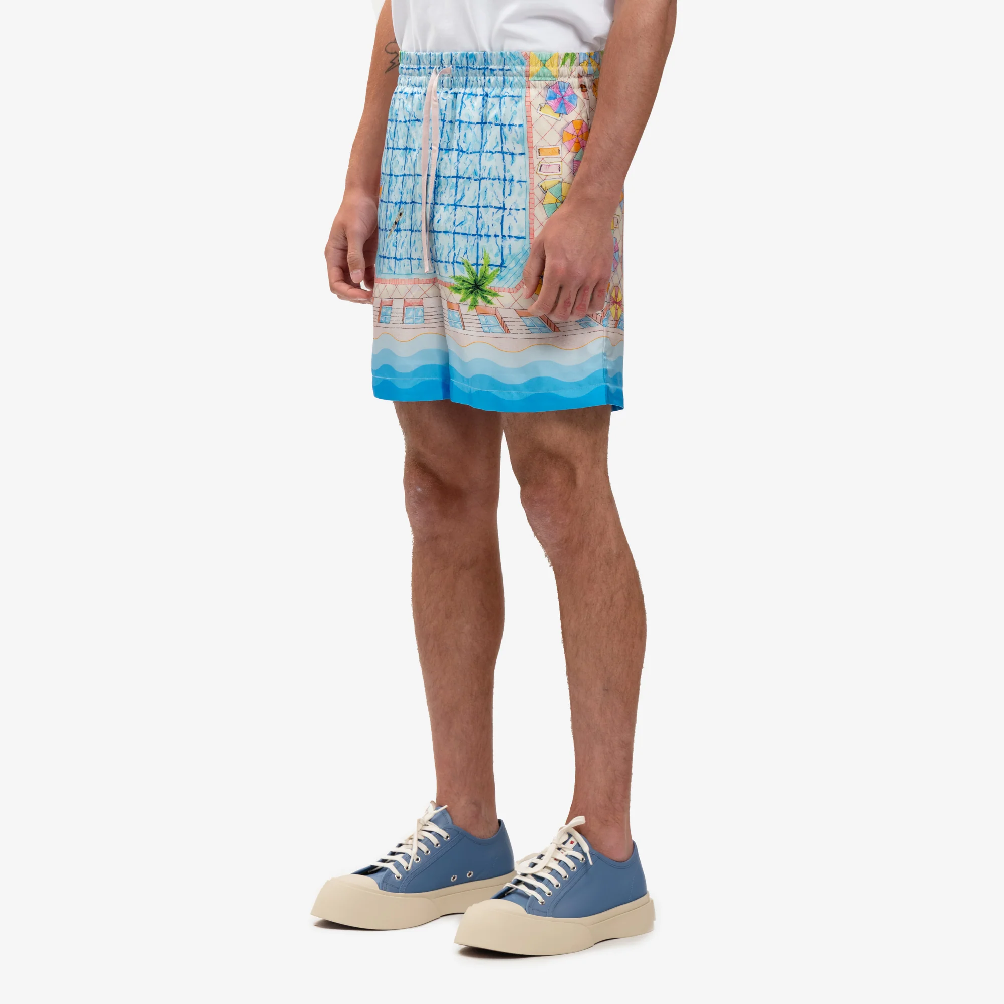 Le Plongeon Silk Shorts - Image 3
