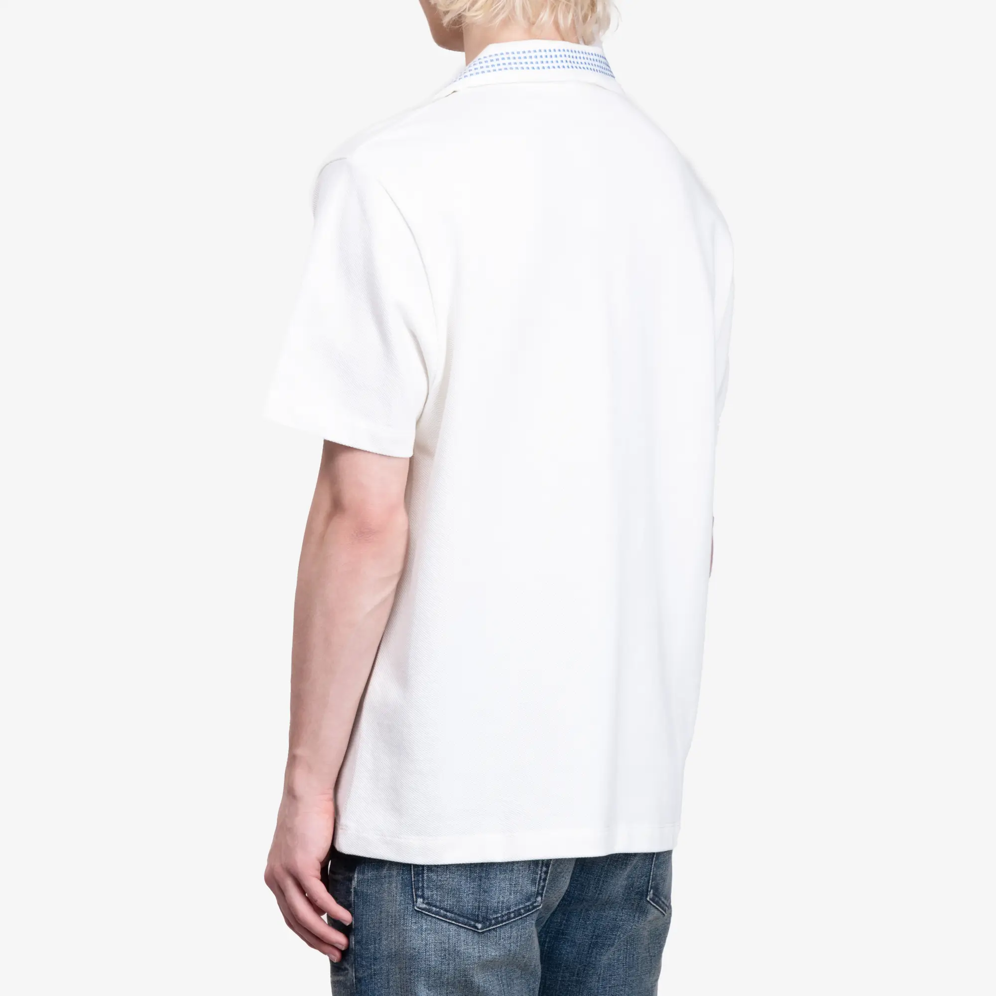 Le Polo Pique Damier - Image 4