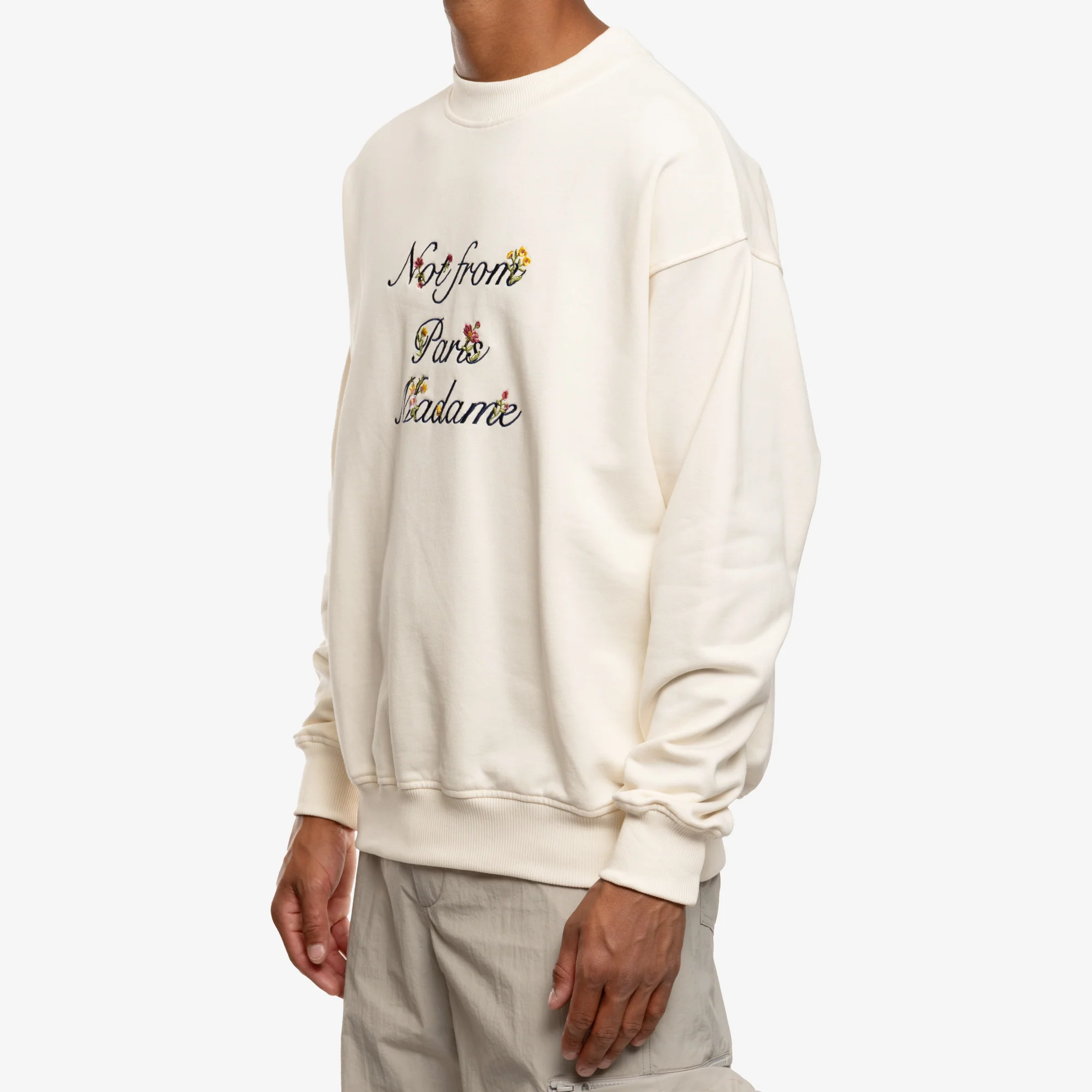 Le Sweat Slogan a Fleurs - Image 3