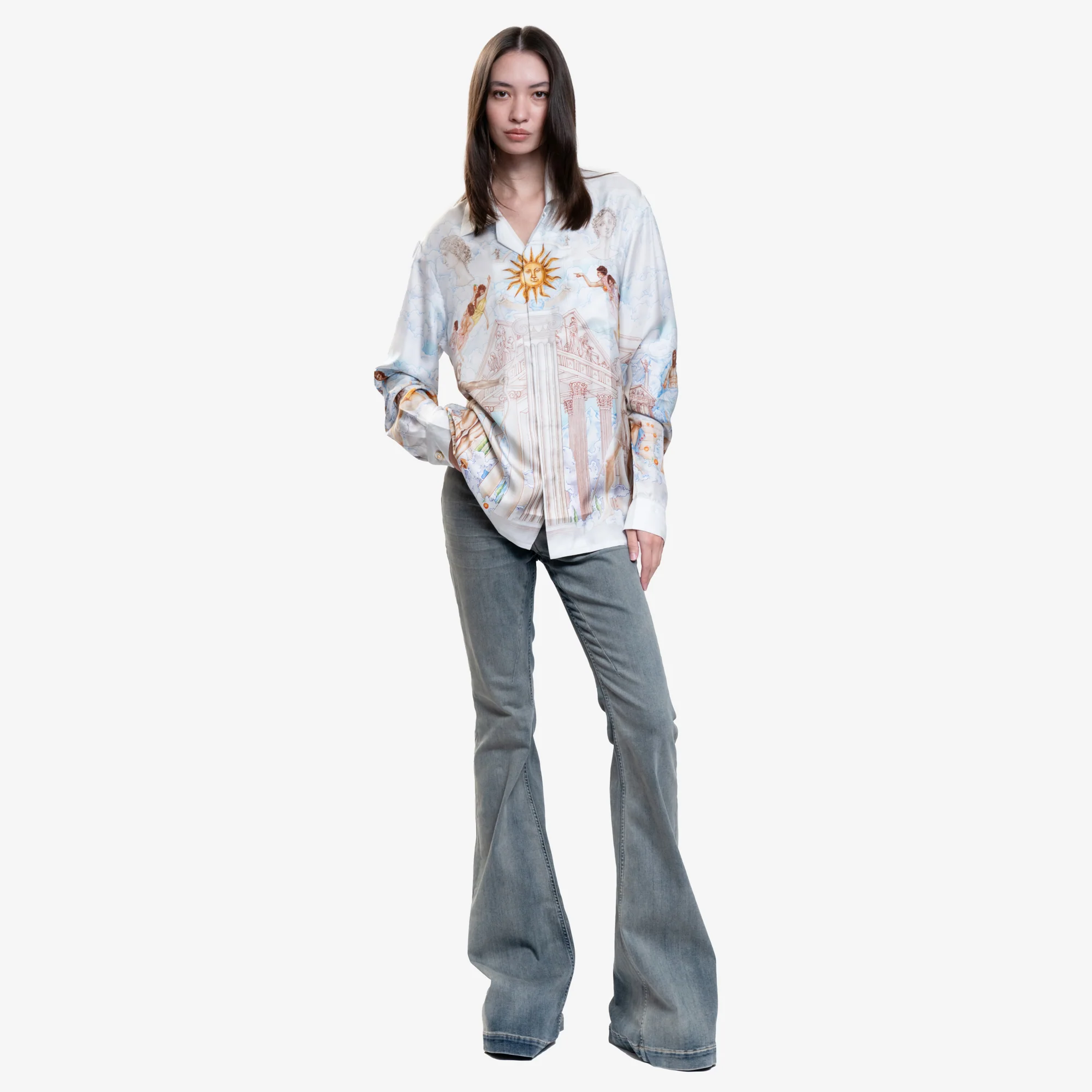 Le Temple du Savoir Silk Shirt - Image 2