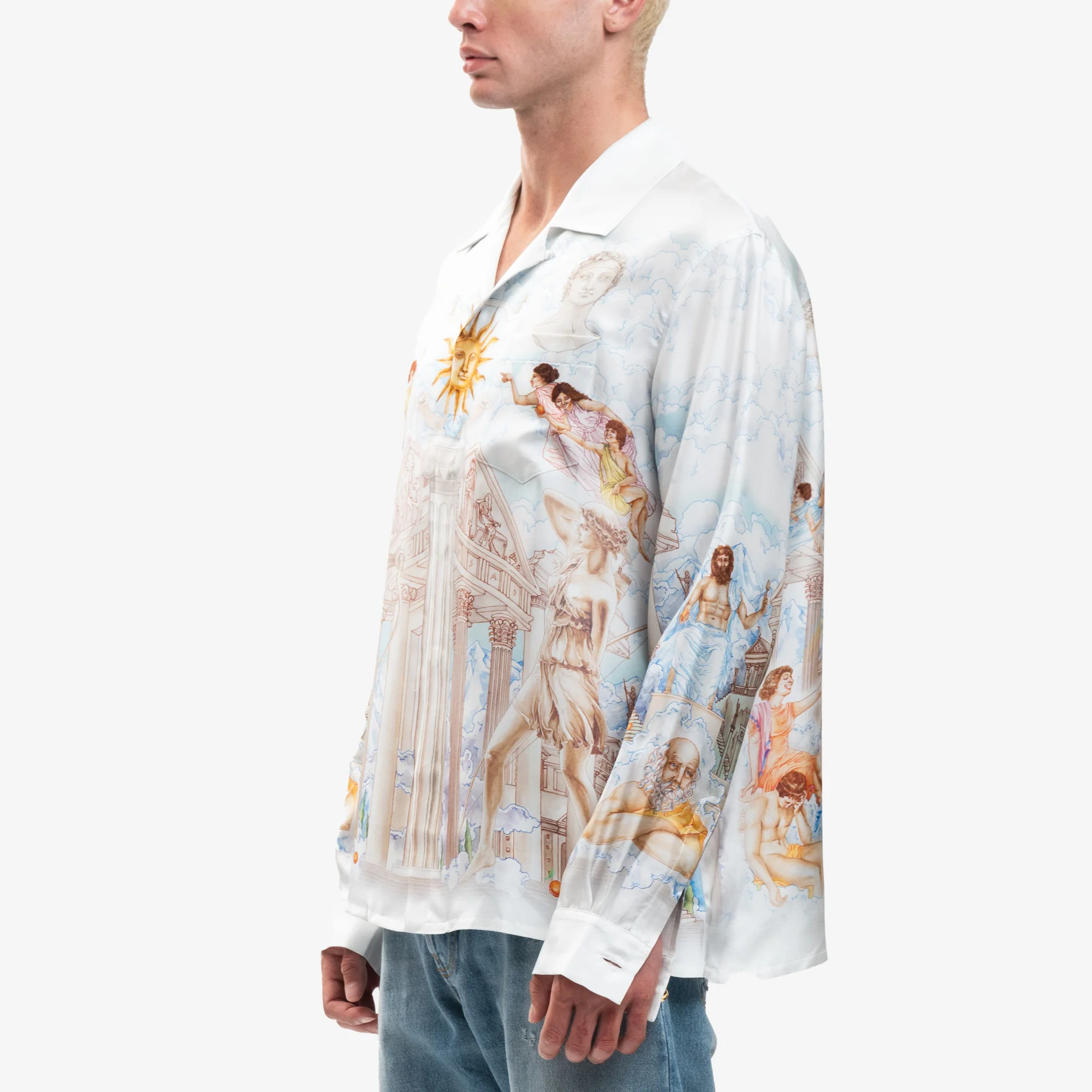 Le Temple du Savoir Silk Shirt - Image 3