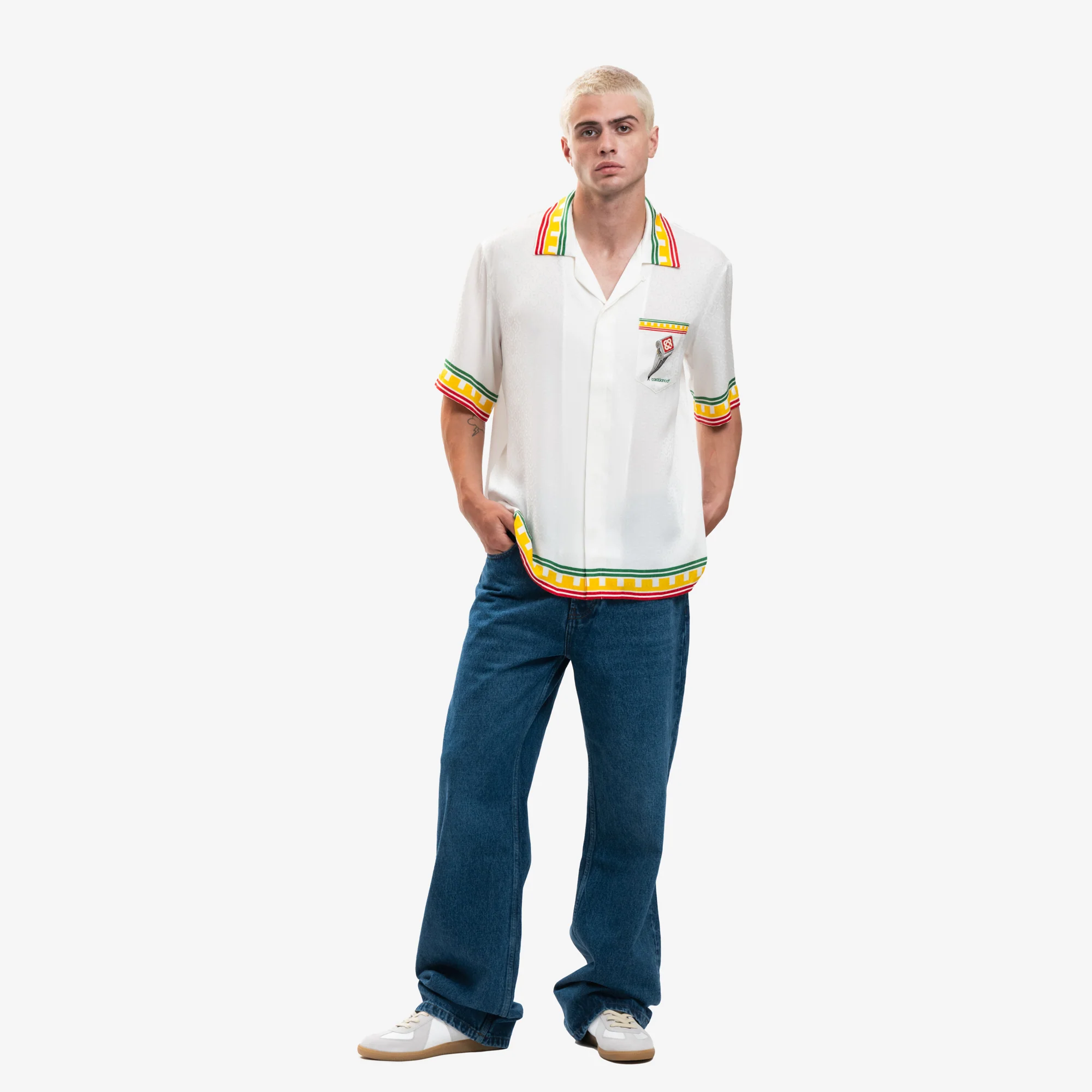Leaning Column Silk Shirt - Image 2