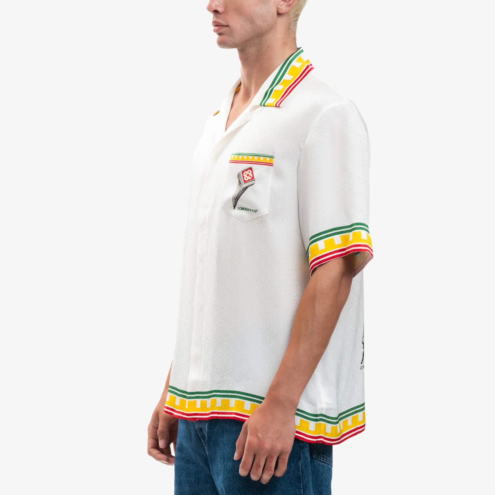 Leaning Column Silk Shirt - Image 3