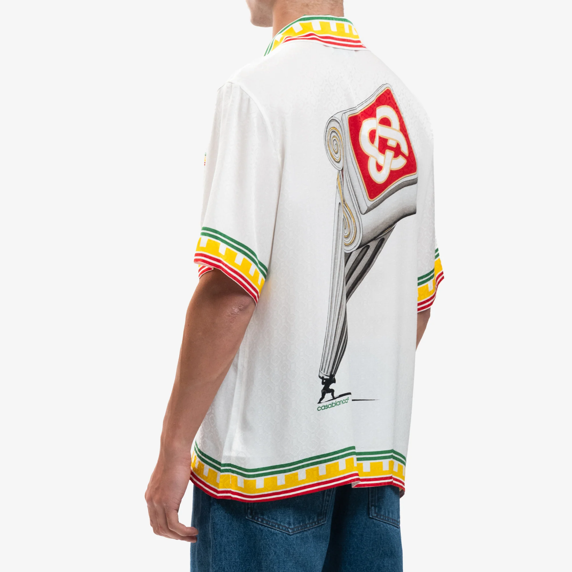 Leaning Column Silk Shirt - Image 4