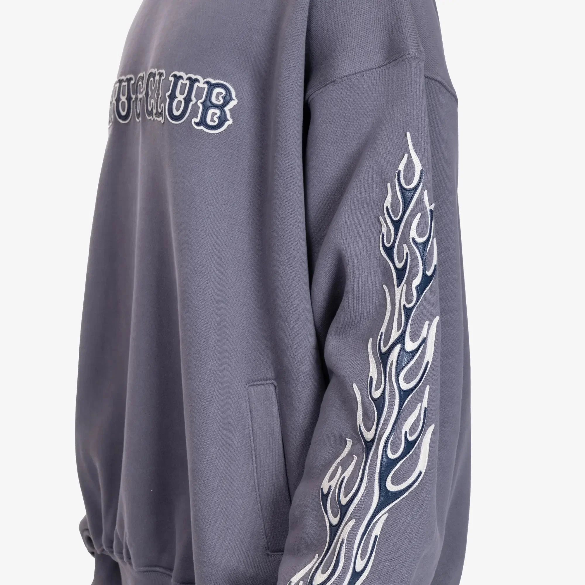 Leather Flame Sweatshirt - Image 5