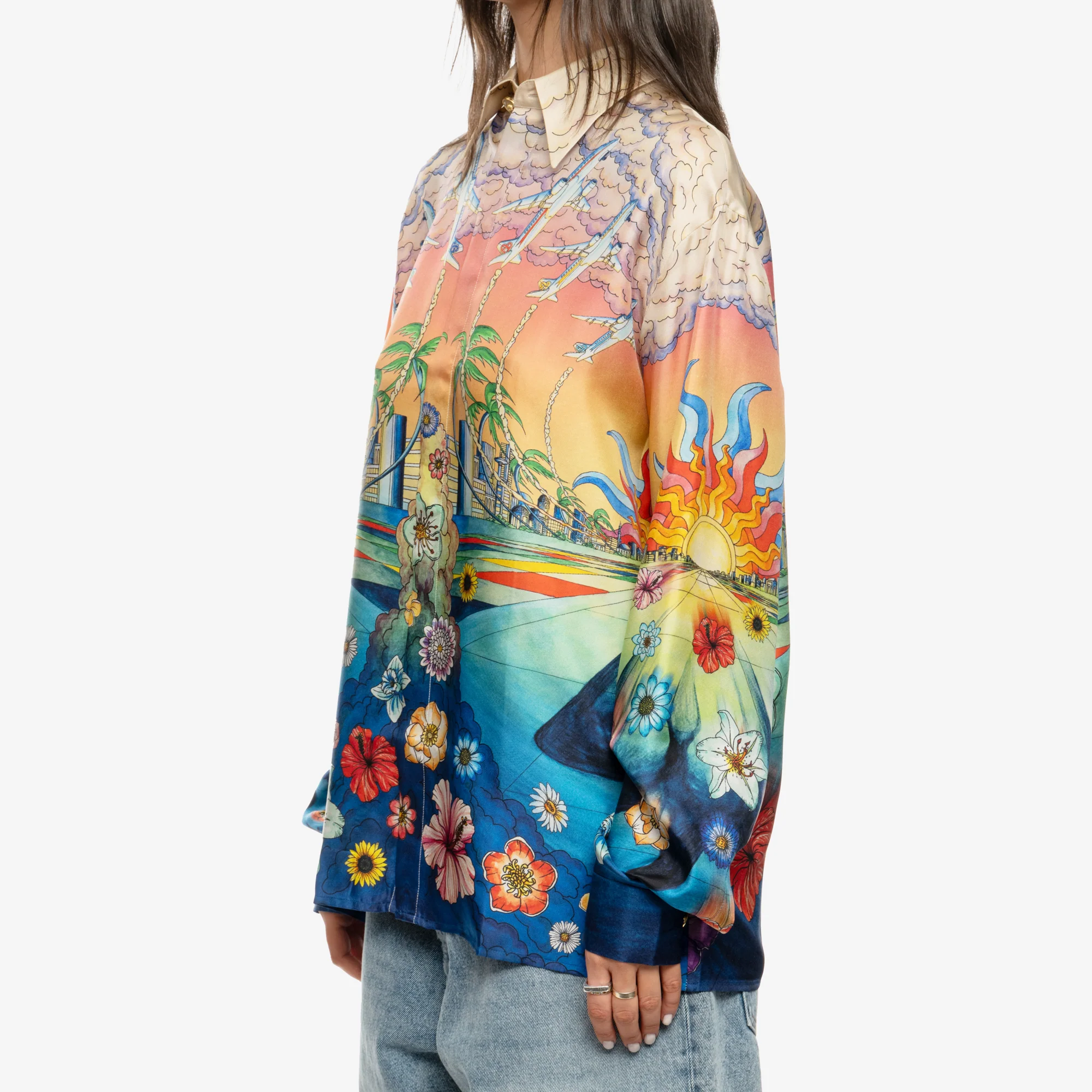 Lenvol LS Silk Shirt - Image 7