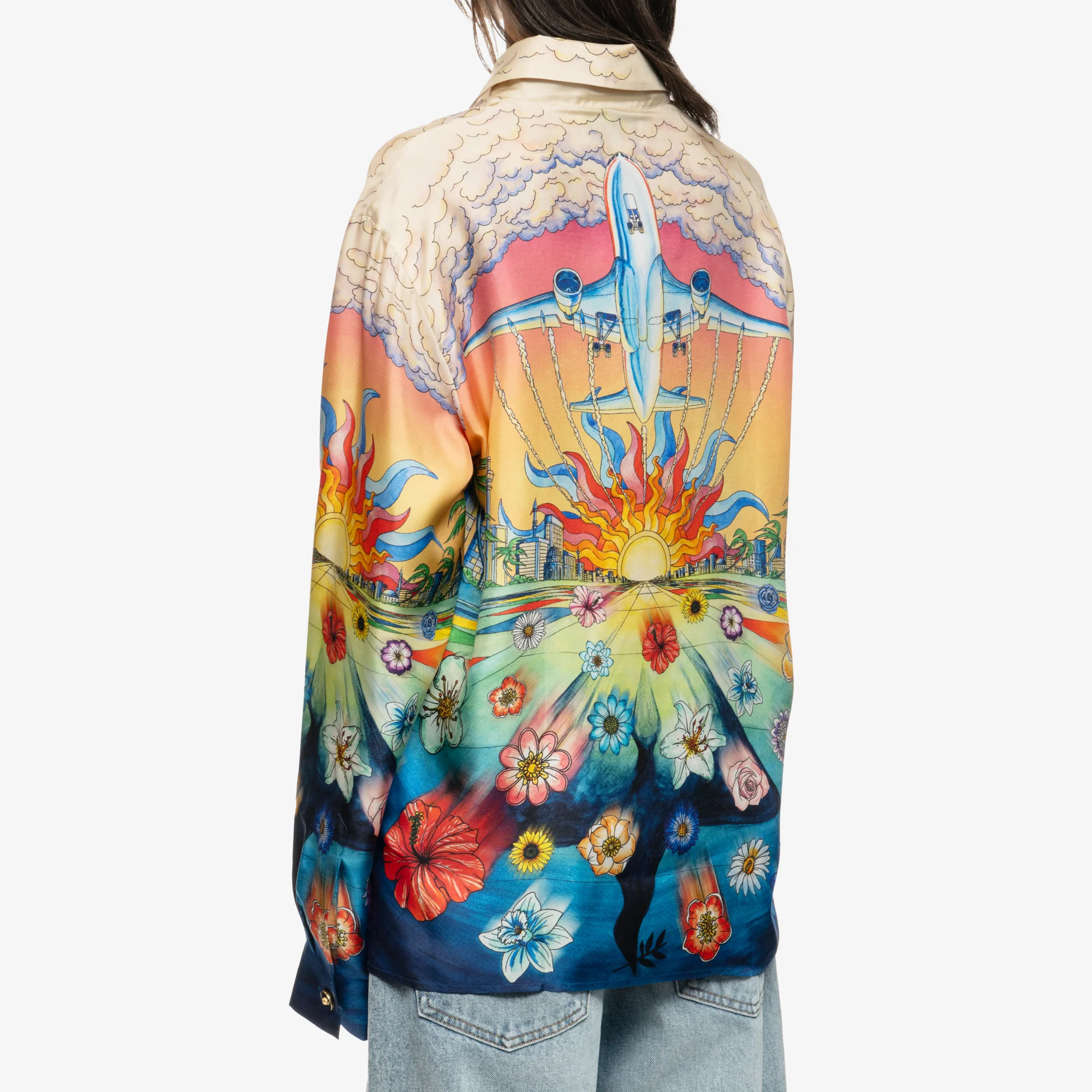 Lenvol LS Silk Shirt - Image 8