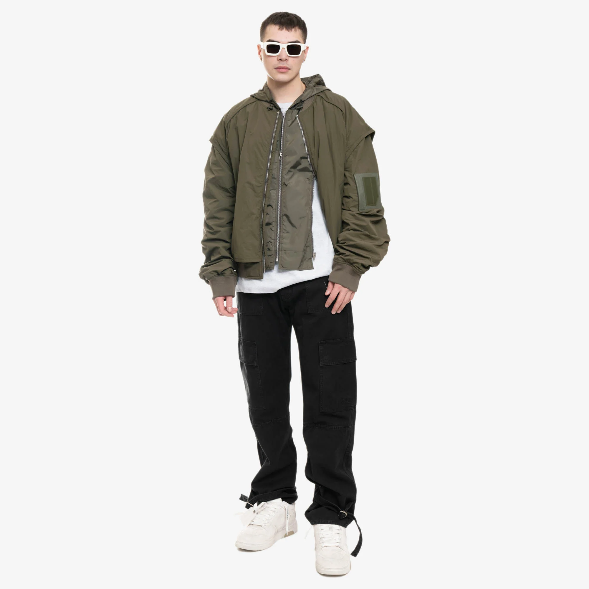 Lightweight Hood Detach MA-1 Jacket - Image 2