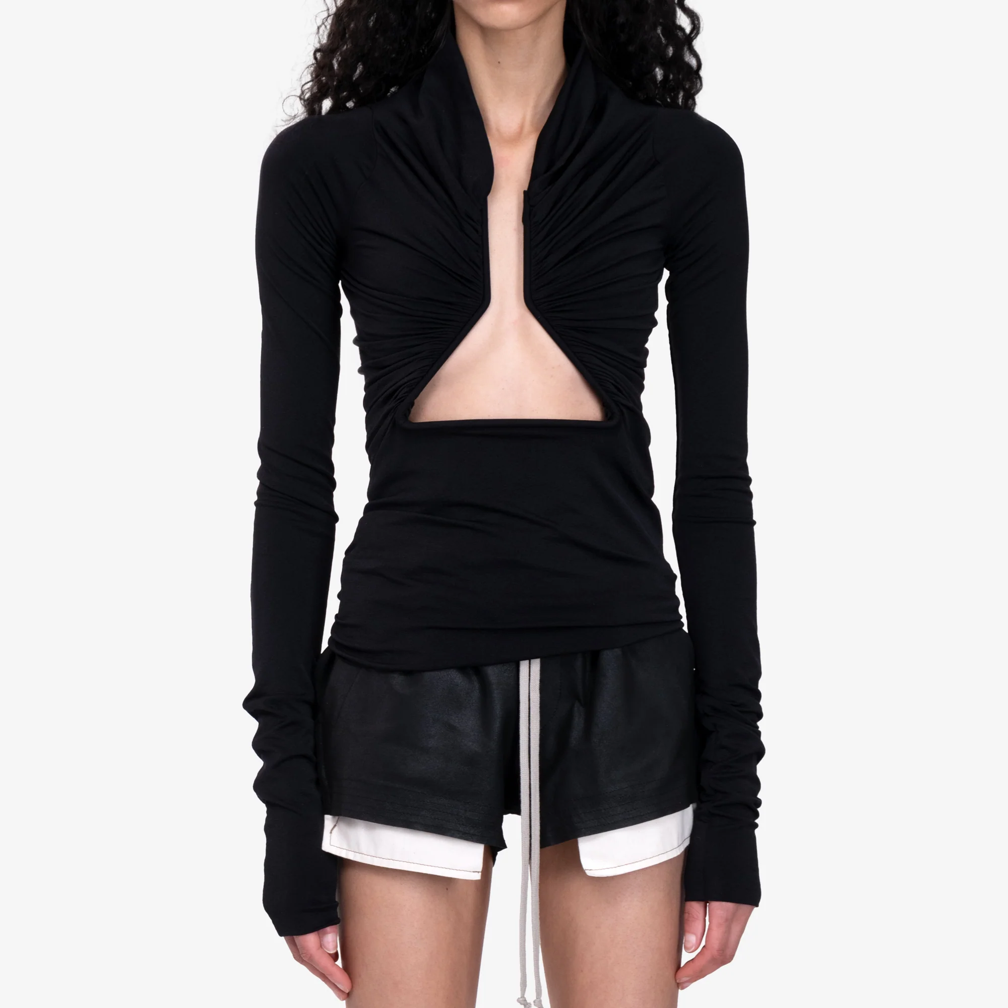 Womens Long Sleeve Prong Top