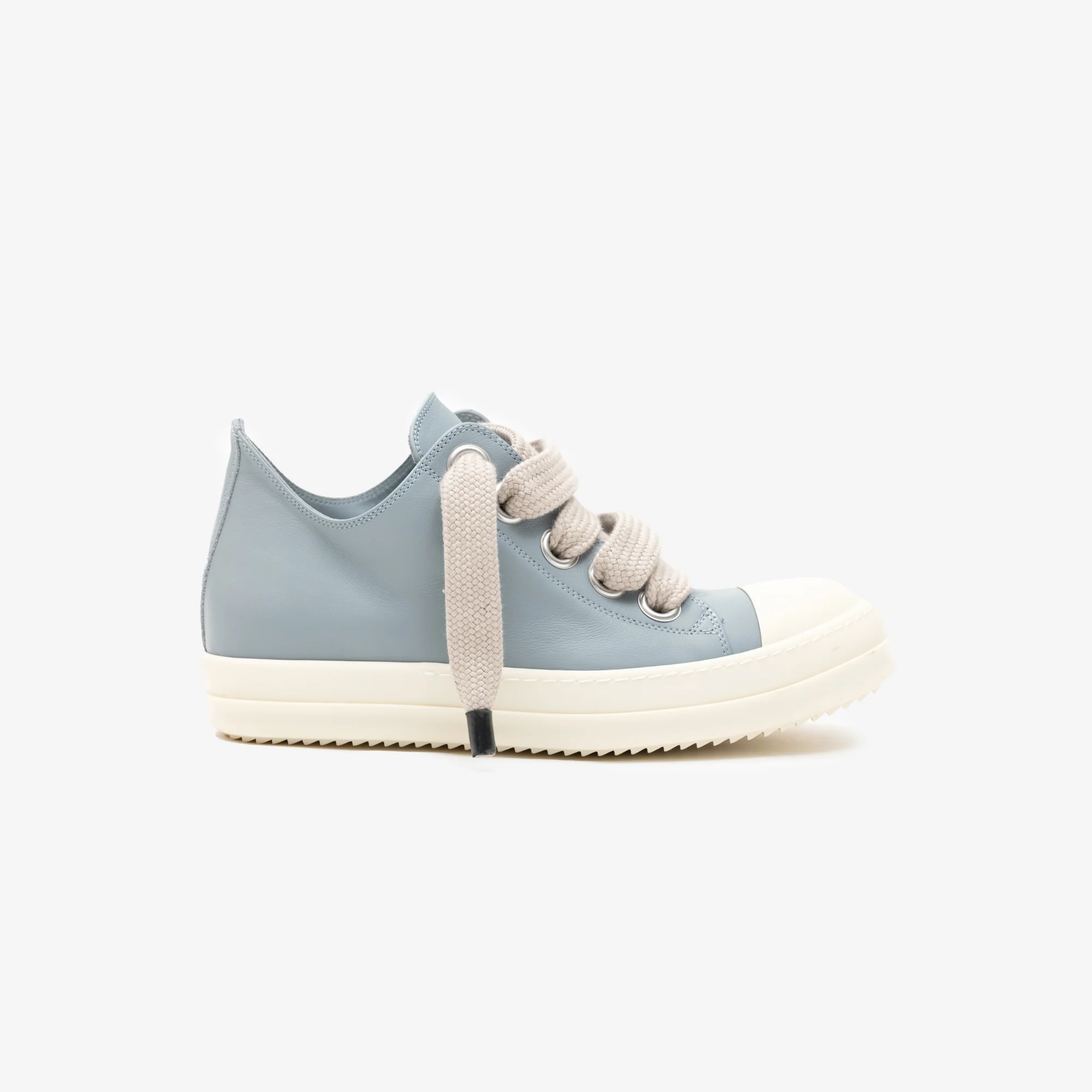 Low-Top Jumbolace Leather Sneakers - Image 3