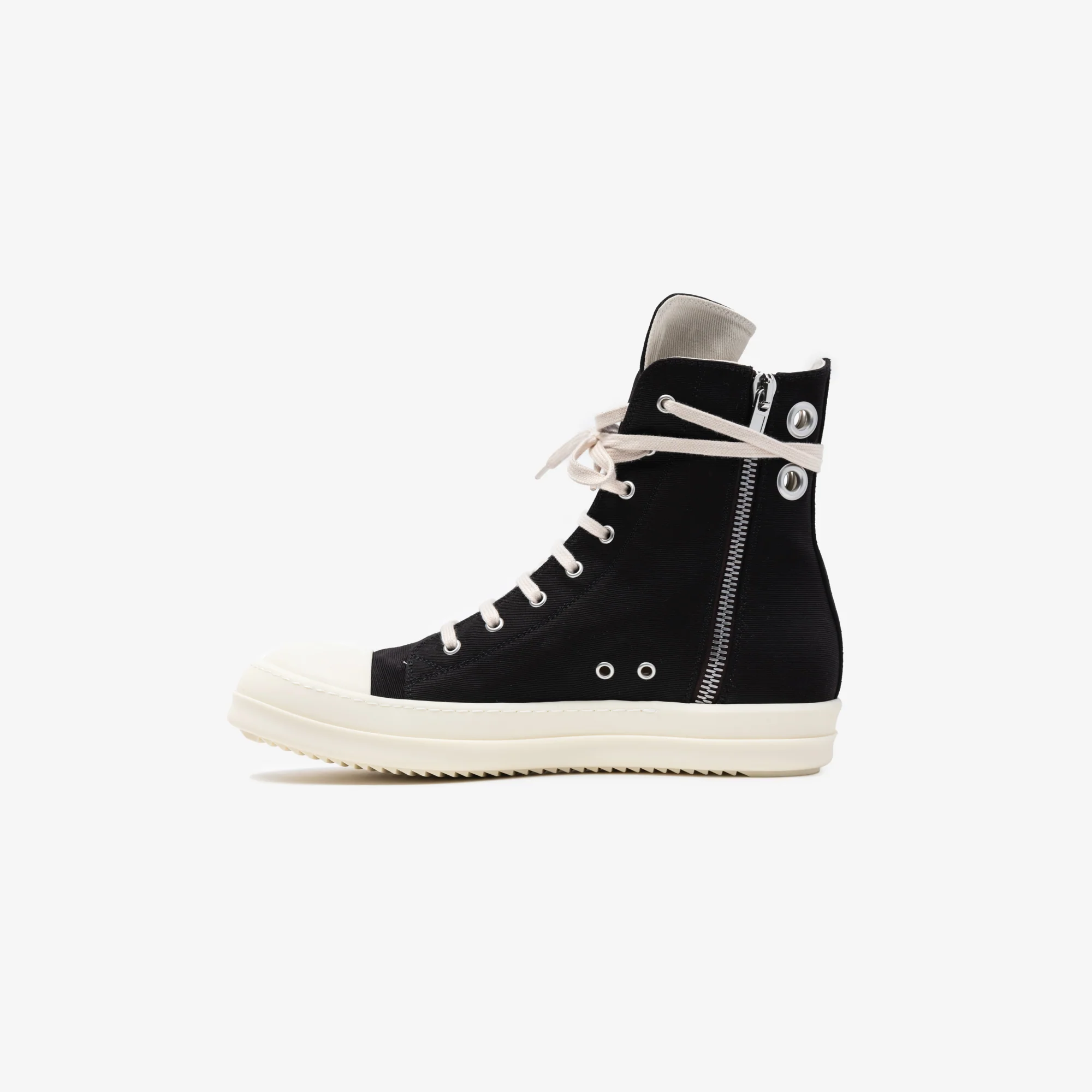 High-Top Canvas Sneakers - Image 4