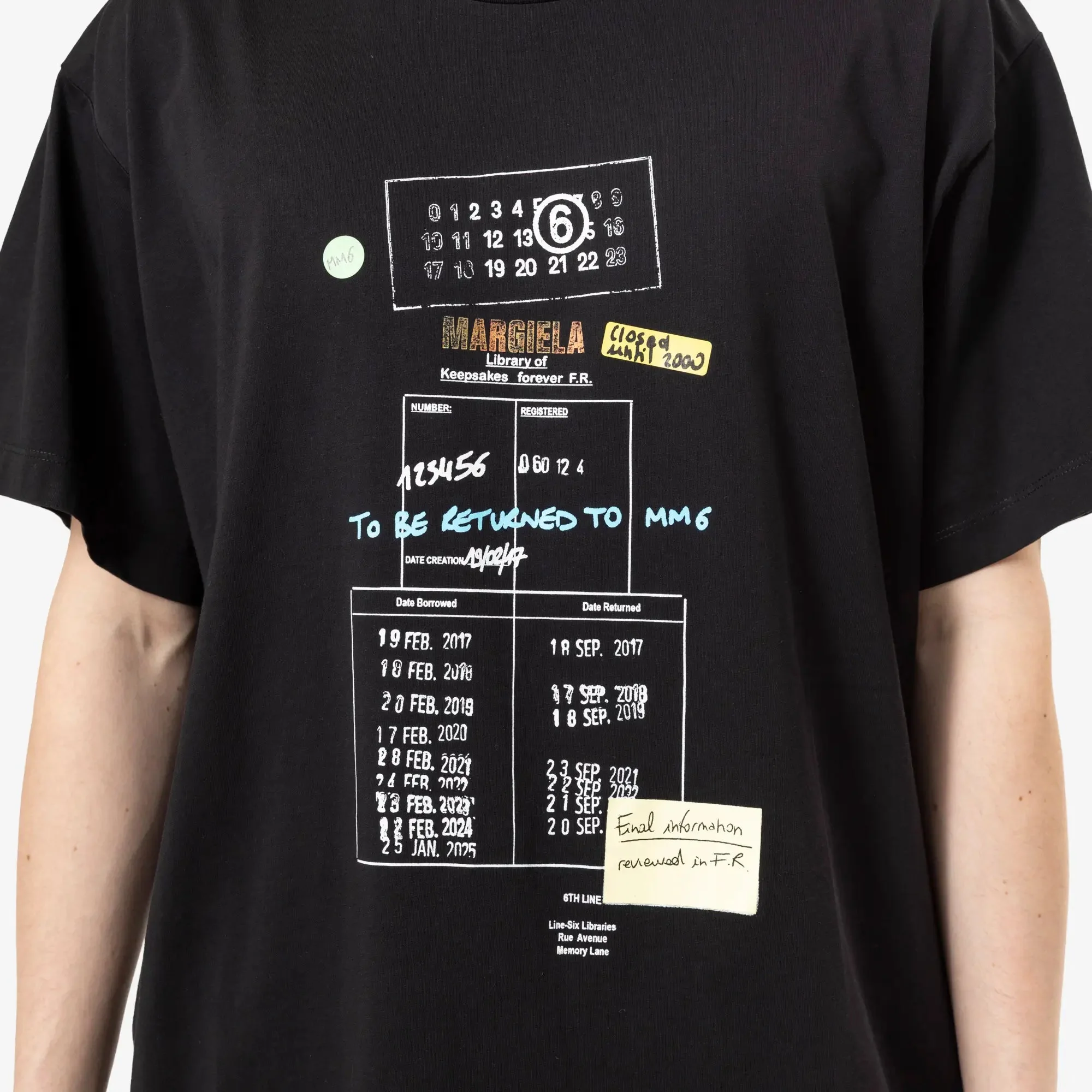 Library Stamp T-Shirt - Image 5