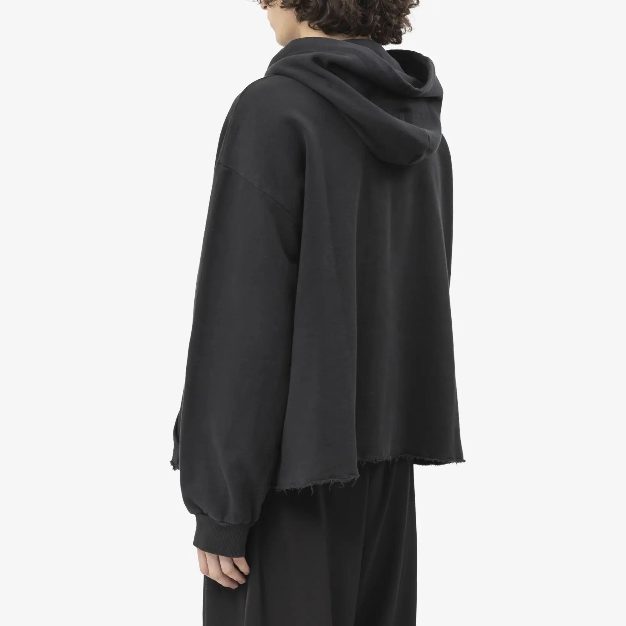 Numeric Logo Raw Hem Hoody - Image 4