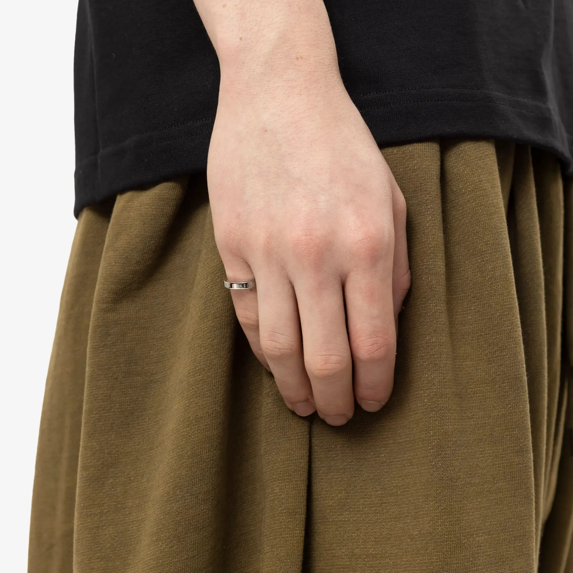 Numeric Minimal Signature 3mm Ring - Image 2