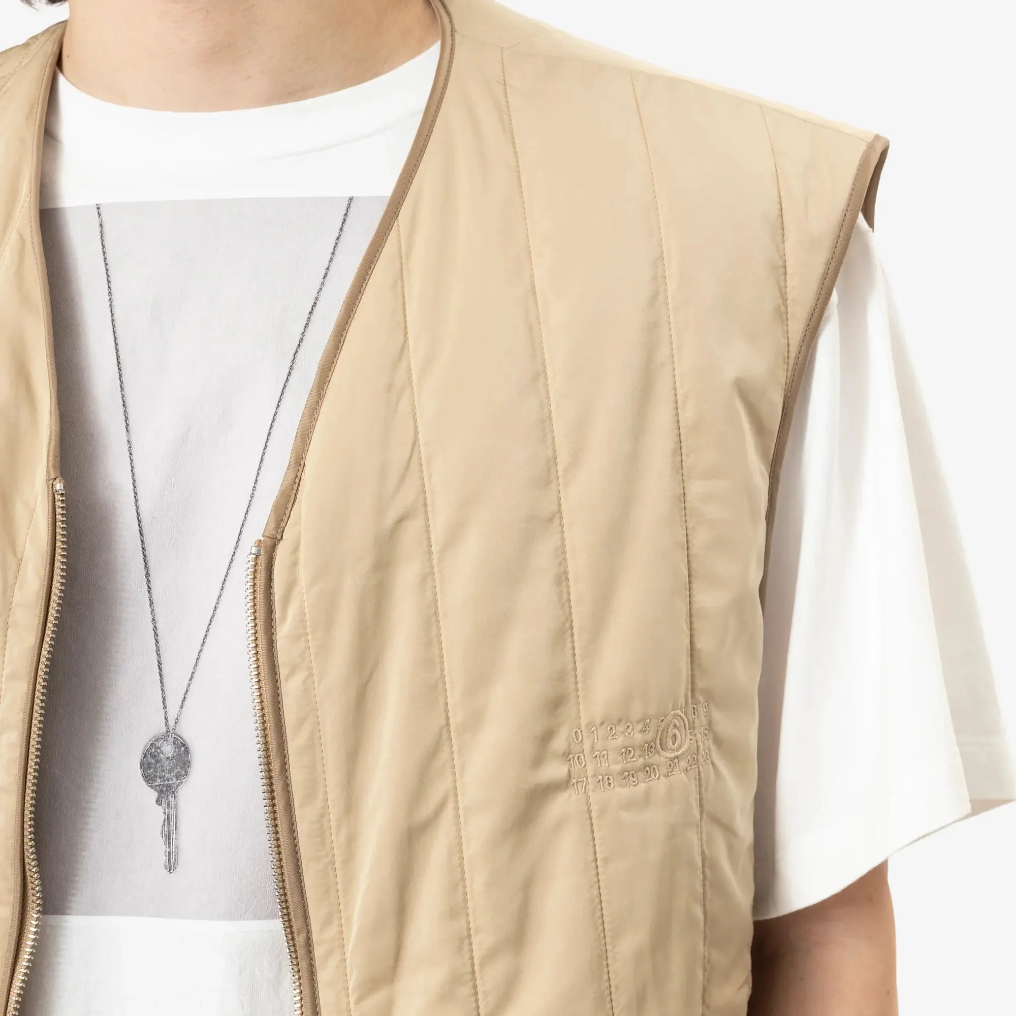Padded Nylon Vest - Image 5