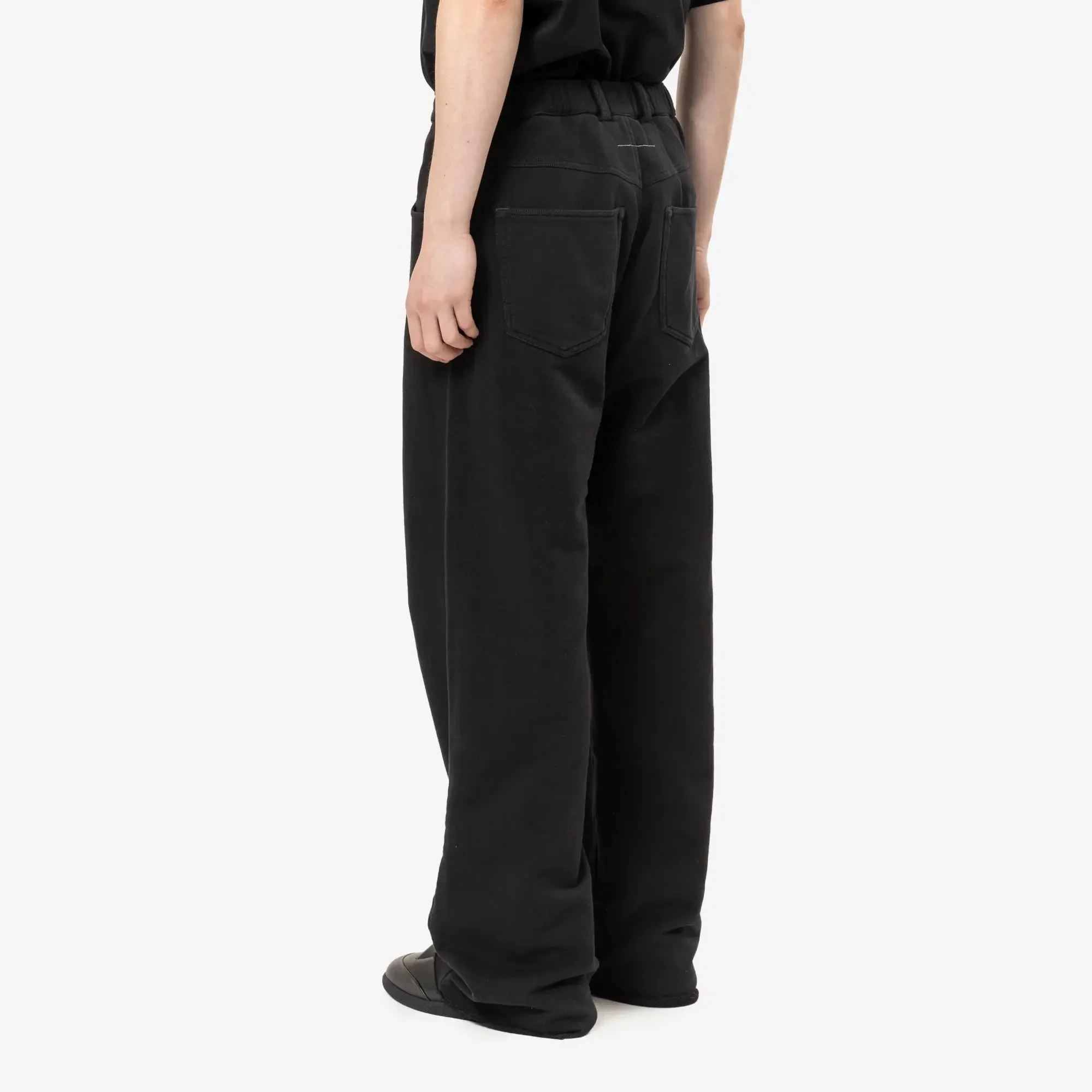 Wide Leg Cotton Trousers - Image 4
