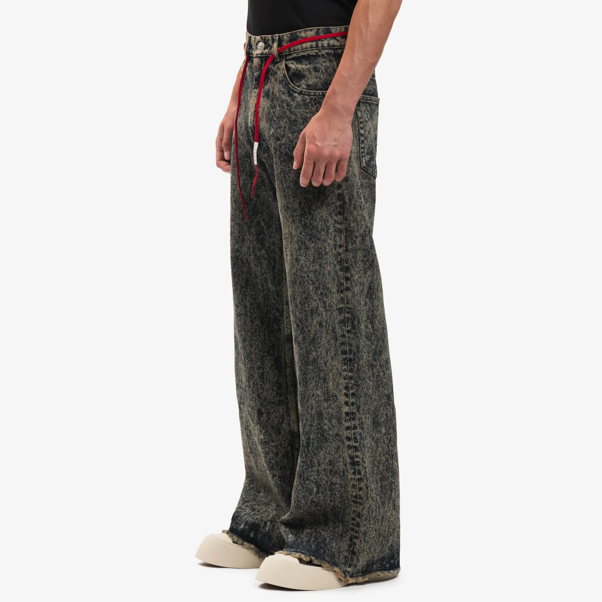 Marble Dyed String Jeans - Image 3