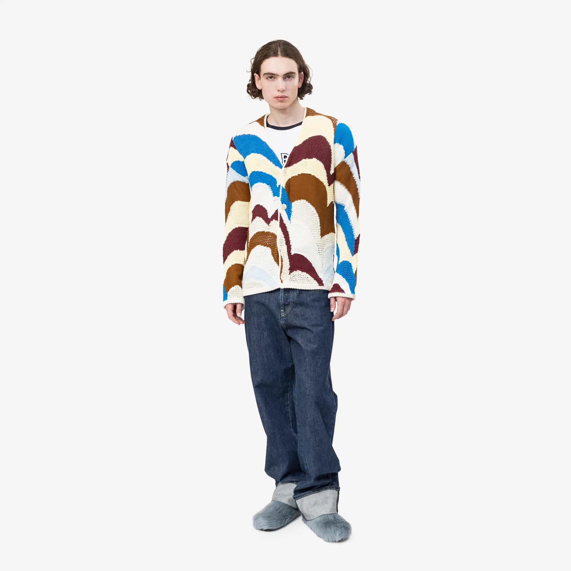 M Cotton Crochet Cardigan - Image 2