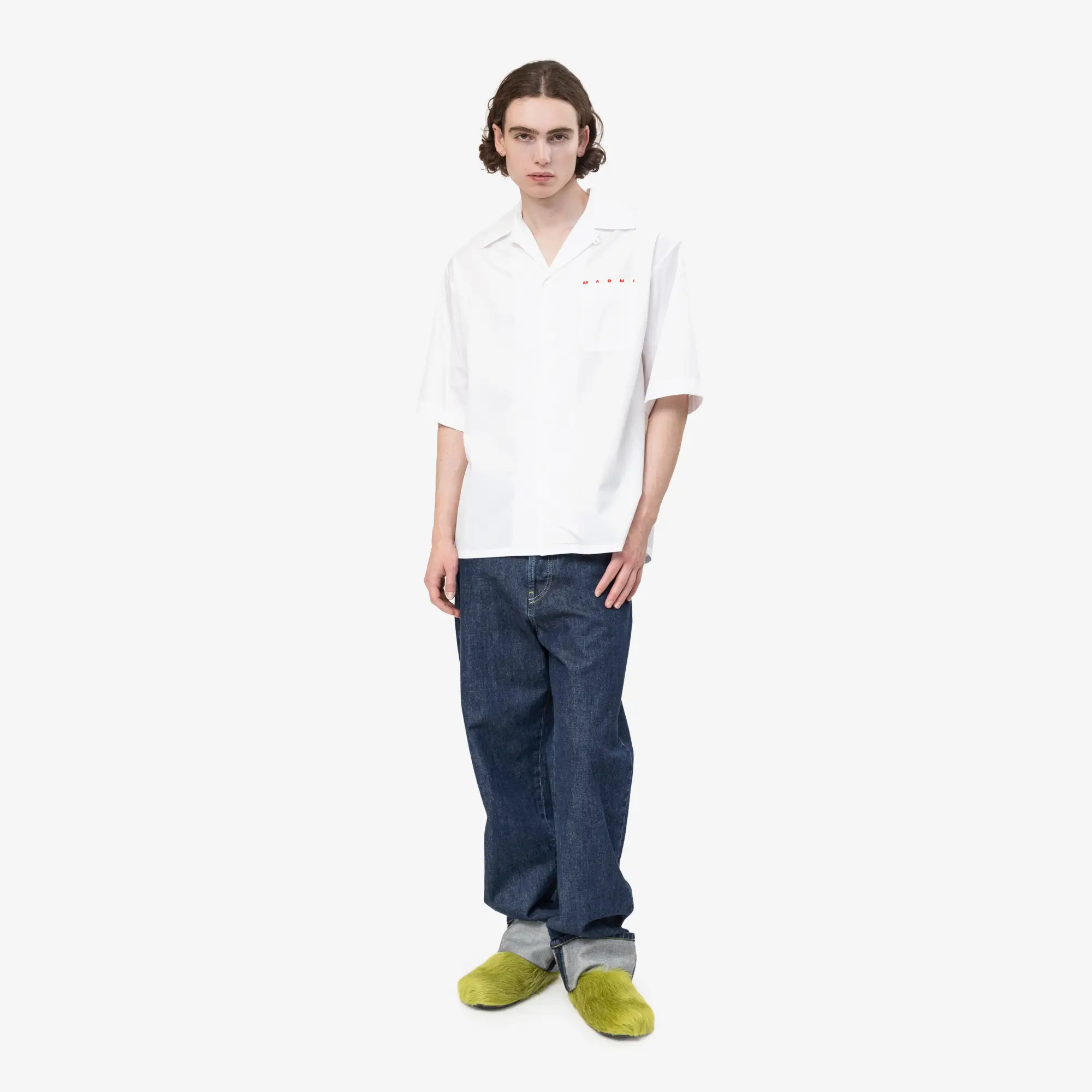 Peeping Logo Pocket Bowling Shirt - Image 2