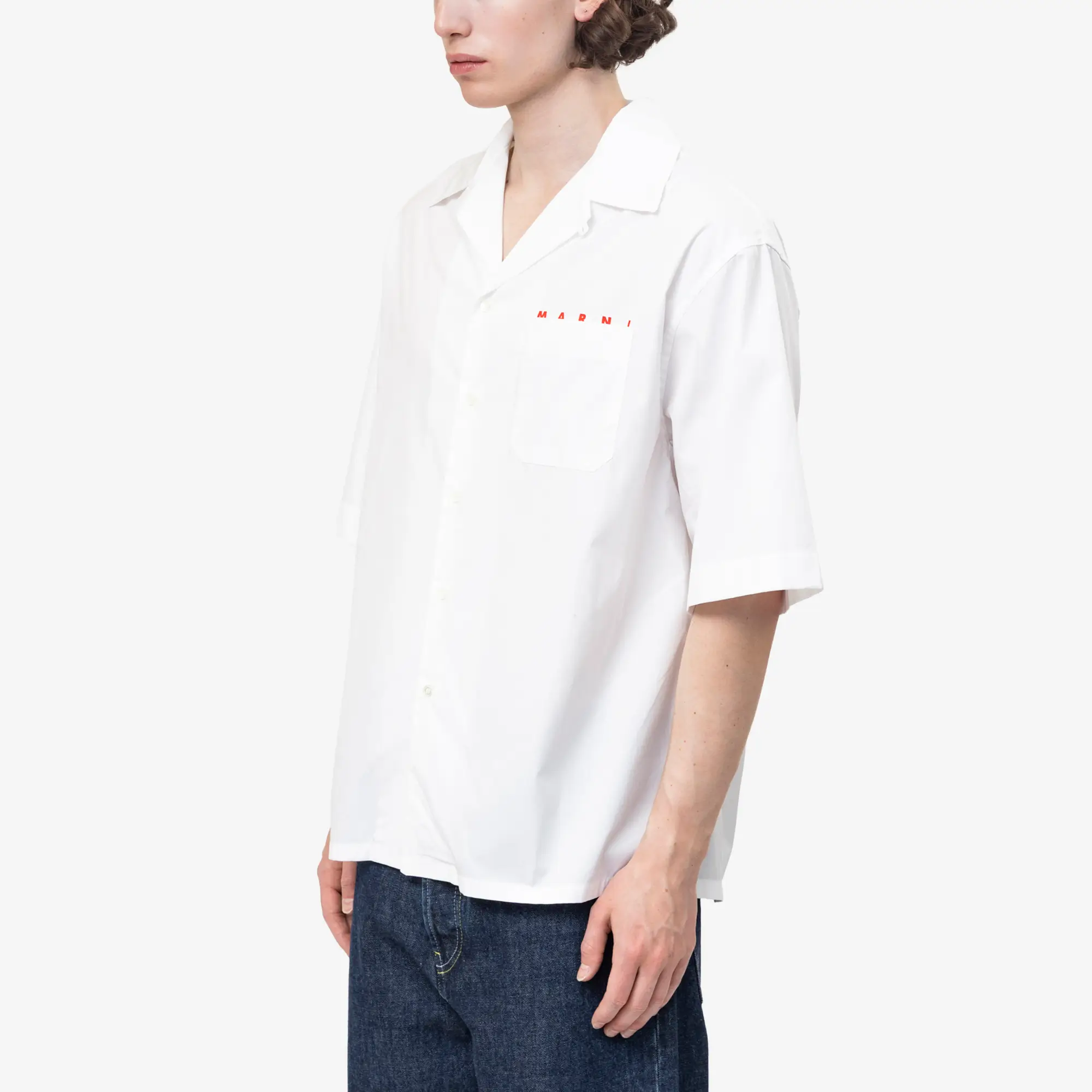 Peeping Logo Pocket Bowling Shirt - Image 3