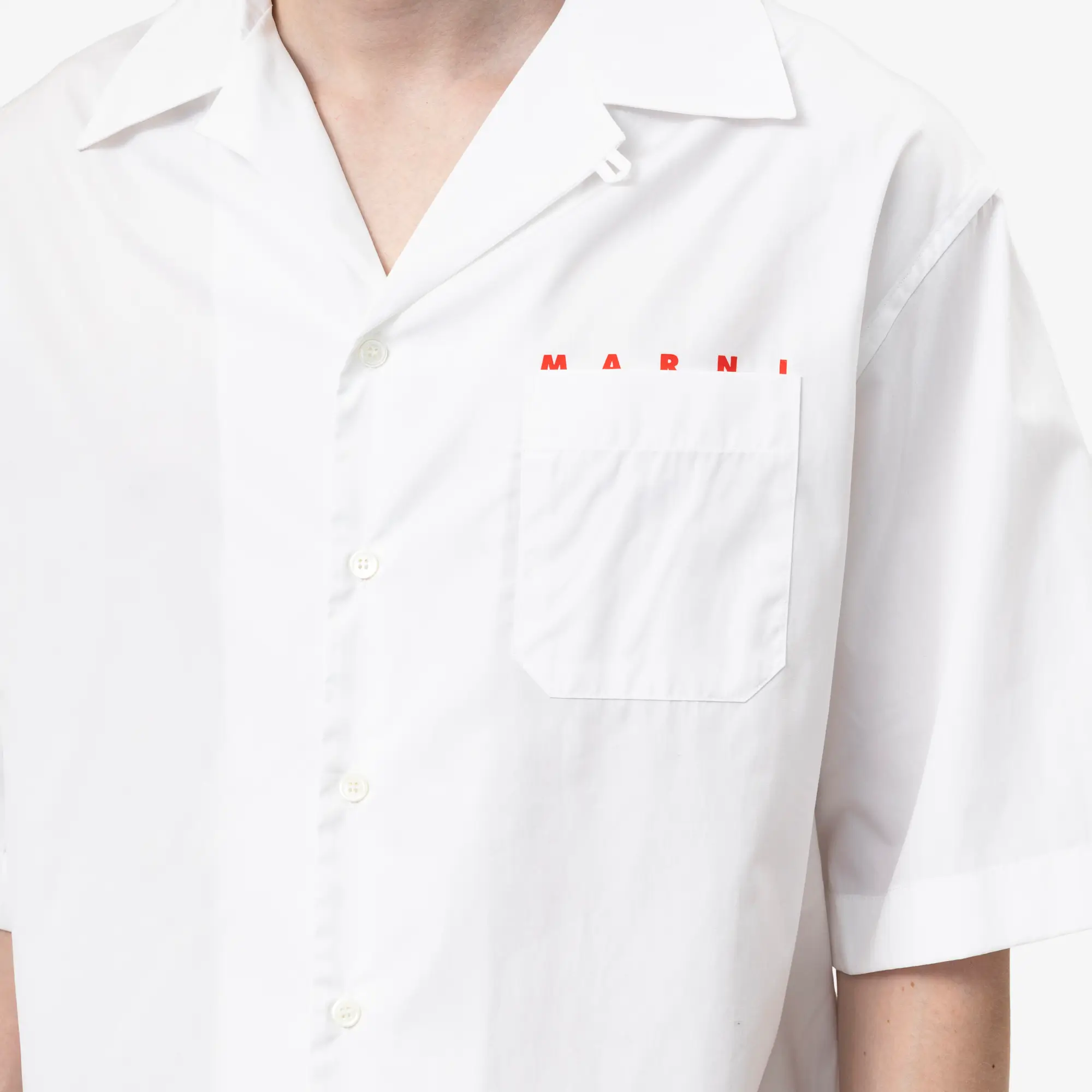 Peeping Logo Pocket Bowling Shirt - Image 5