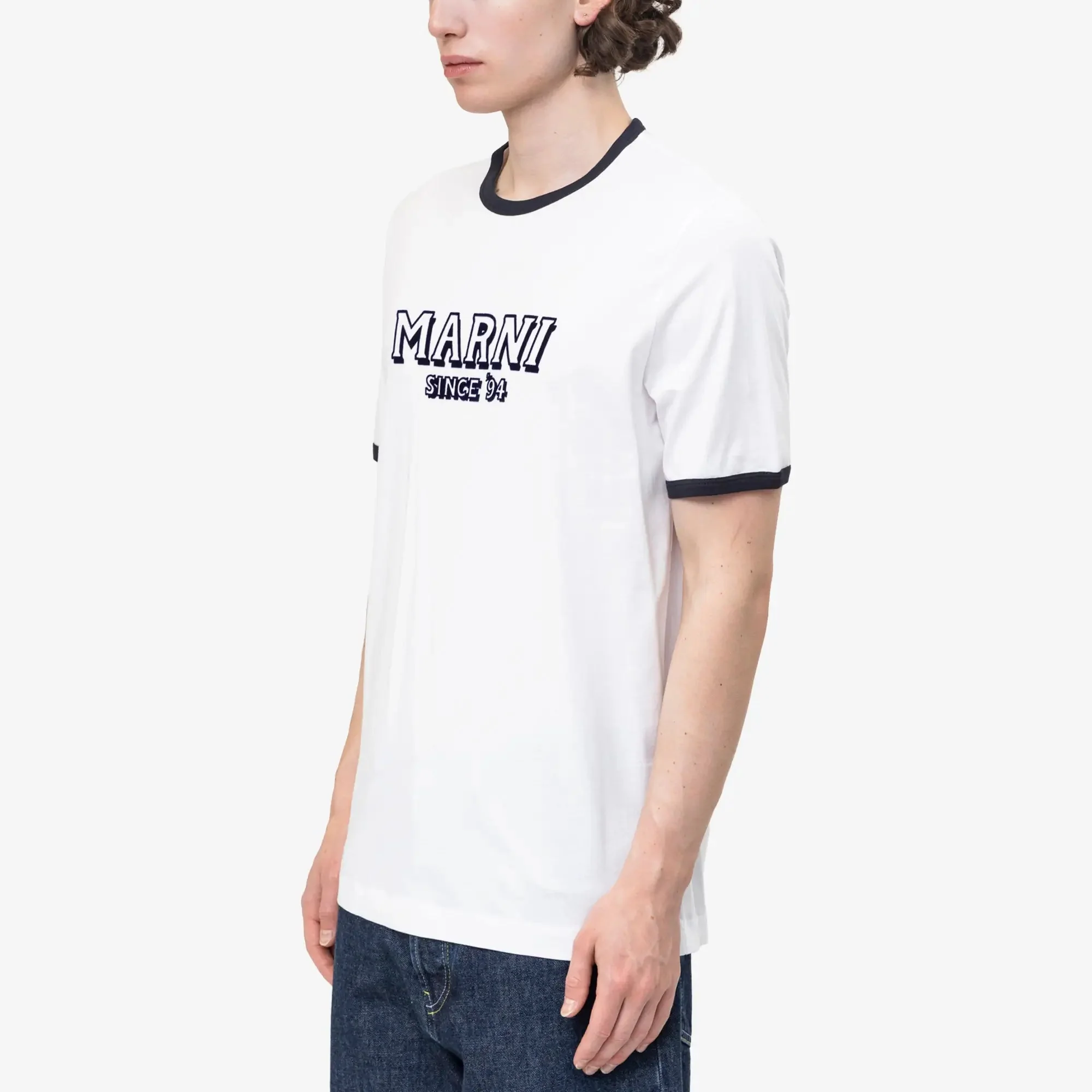 Since 94 Contrast Trim T-Shirt - Image 3