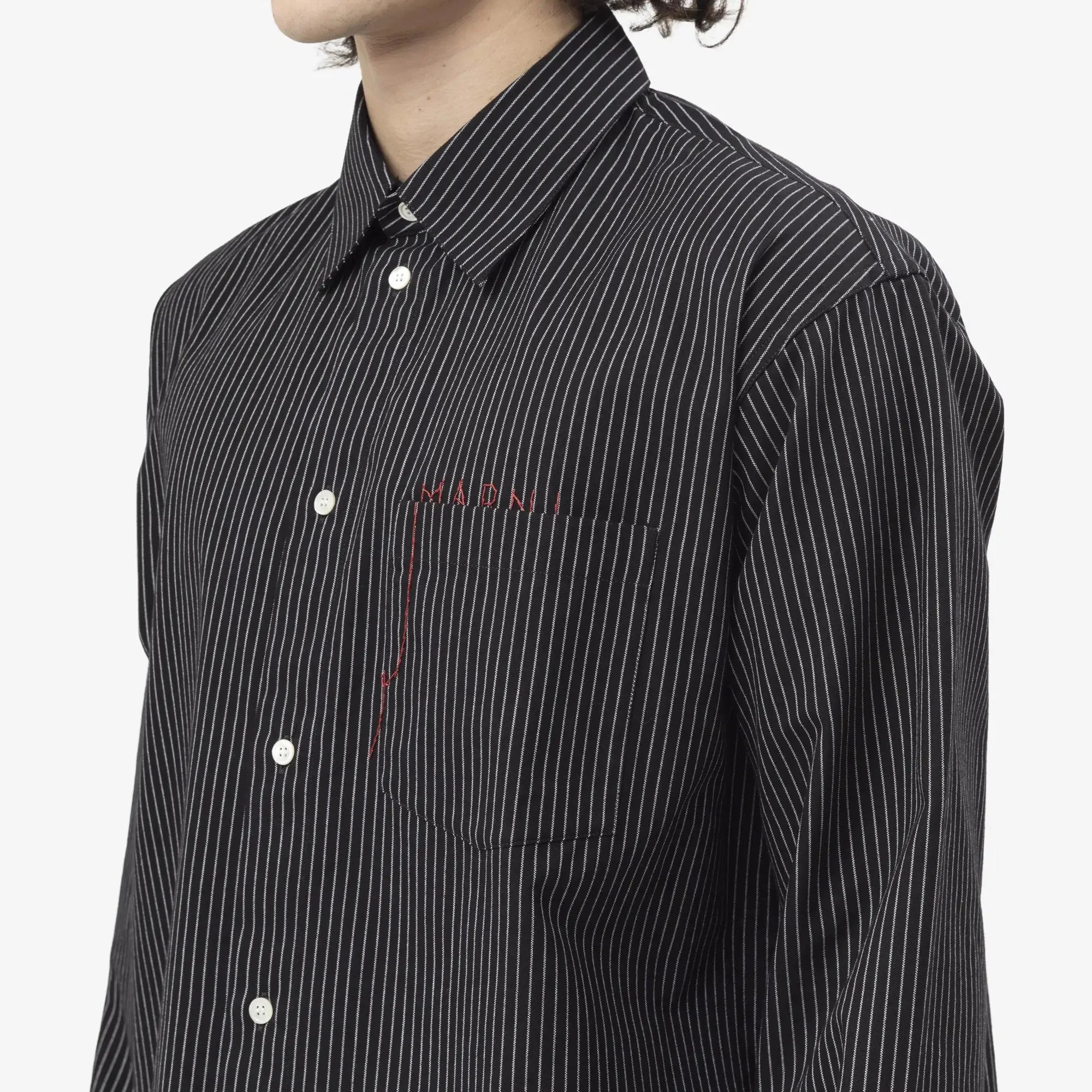 Striped Pocket Logo Shirt - Image 5