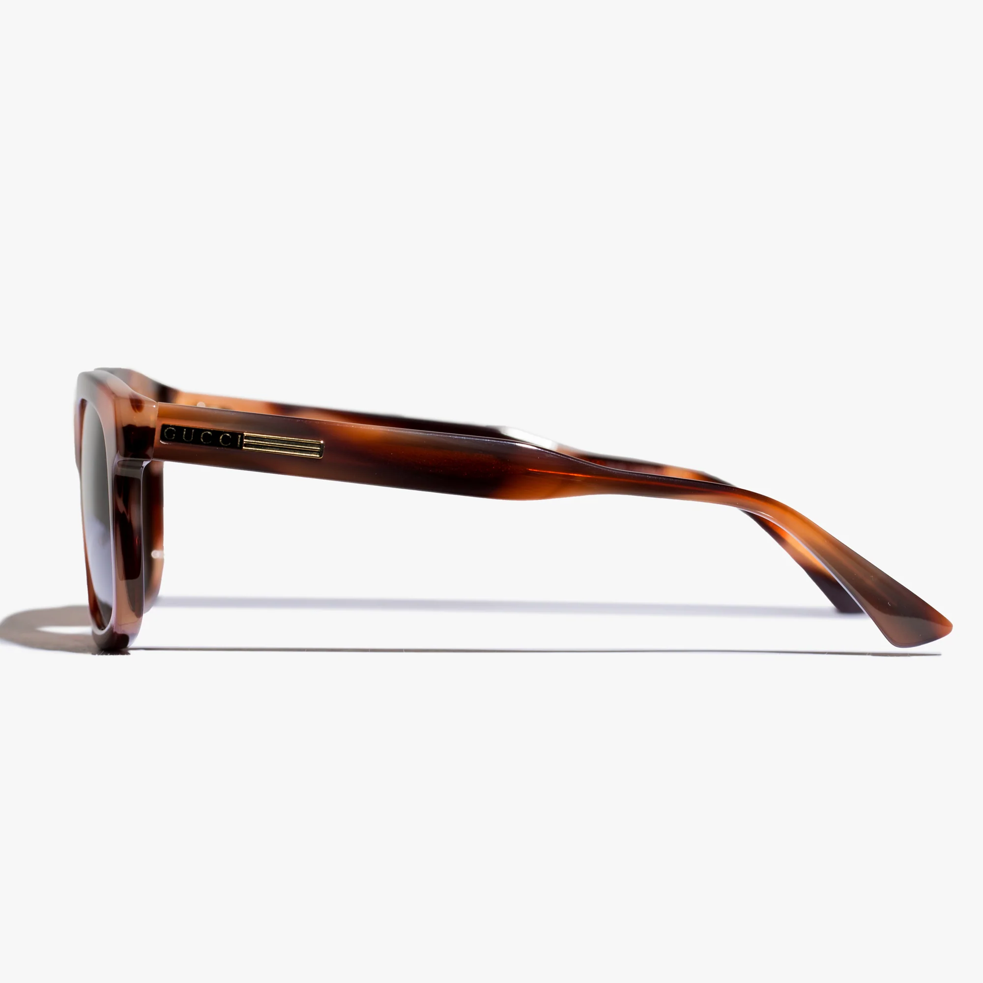 Mens Havana Acetate Sunglasses - Image 5