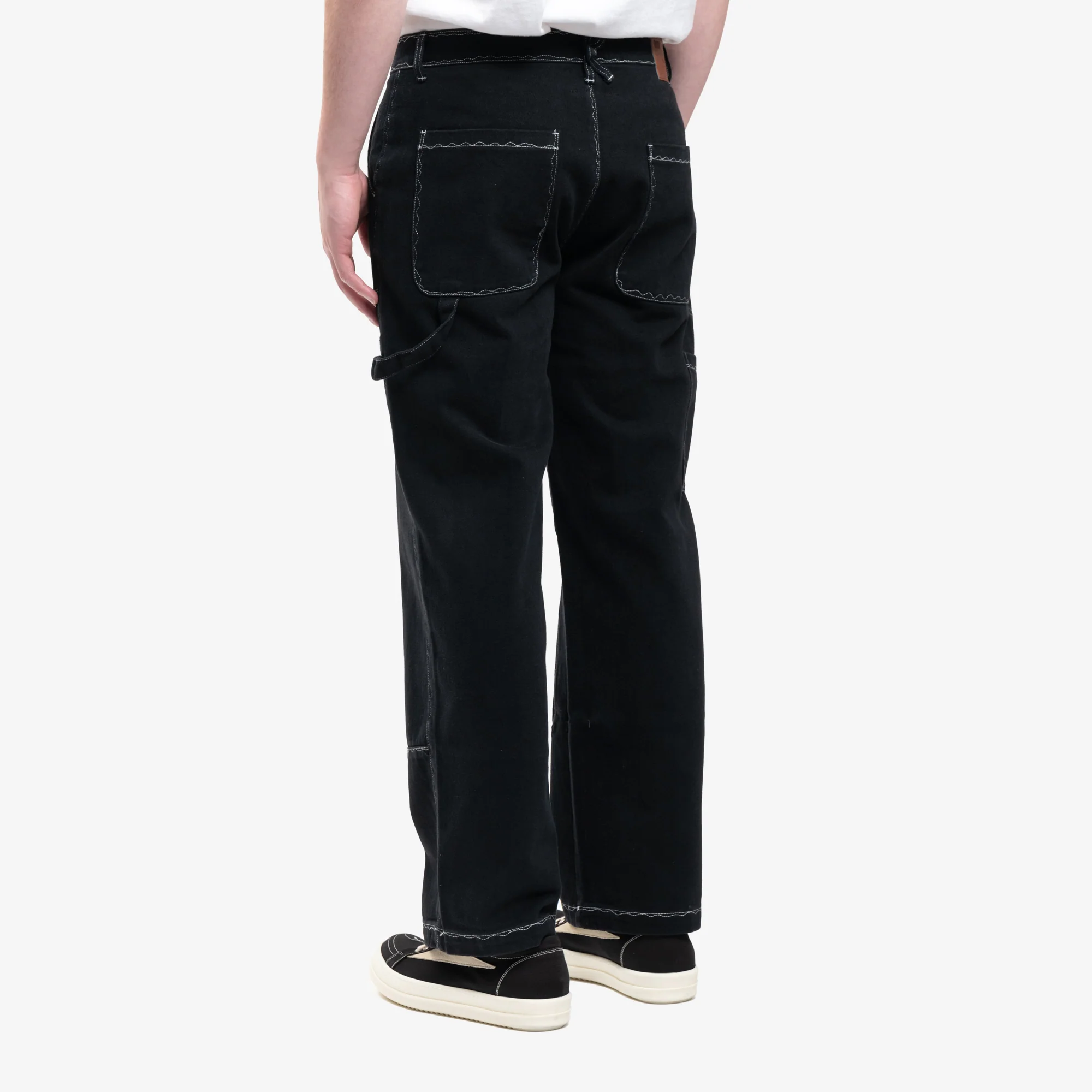Messy Stitched Work Pants - Image 4