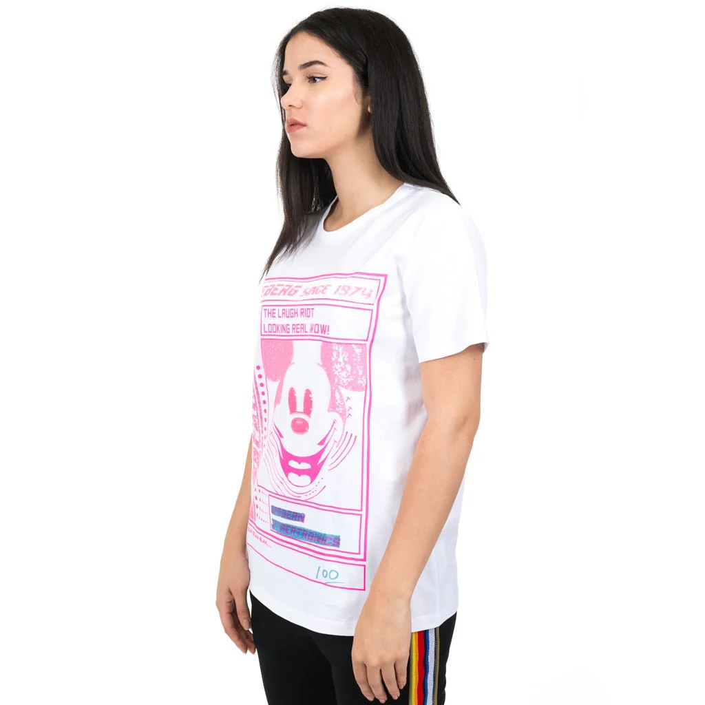 Mickey Face Sequins Tee - Image 2