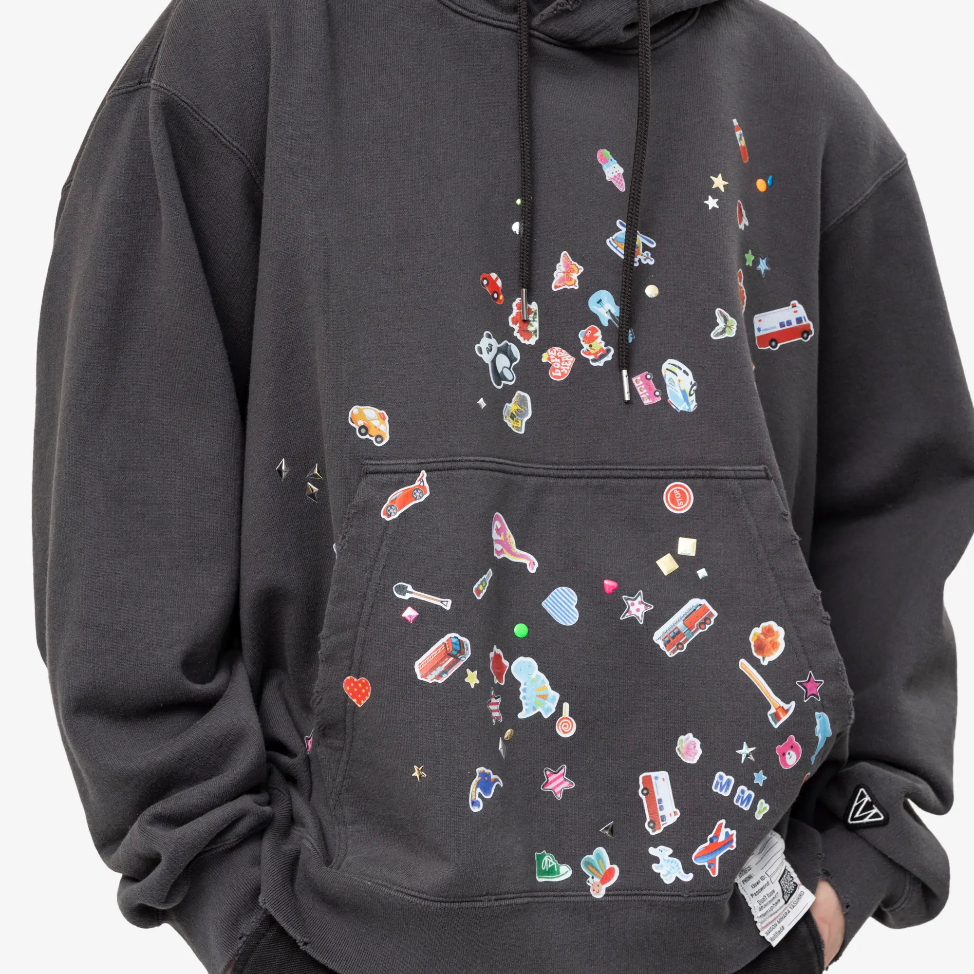 Kids Sticker Hoody - Image 5