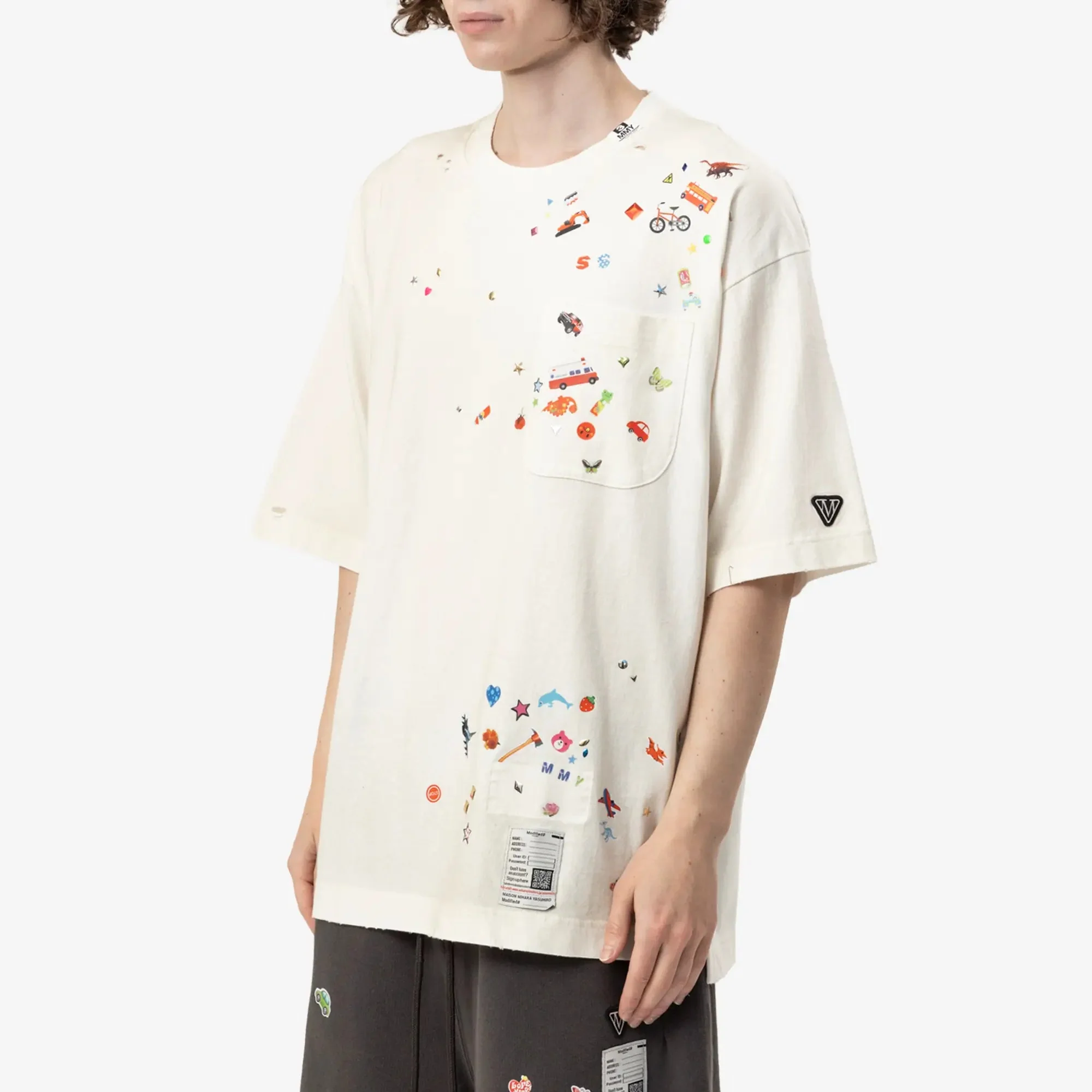 Kids Sticker T-Shirt - Image 3