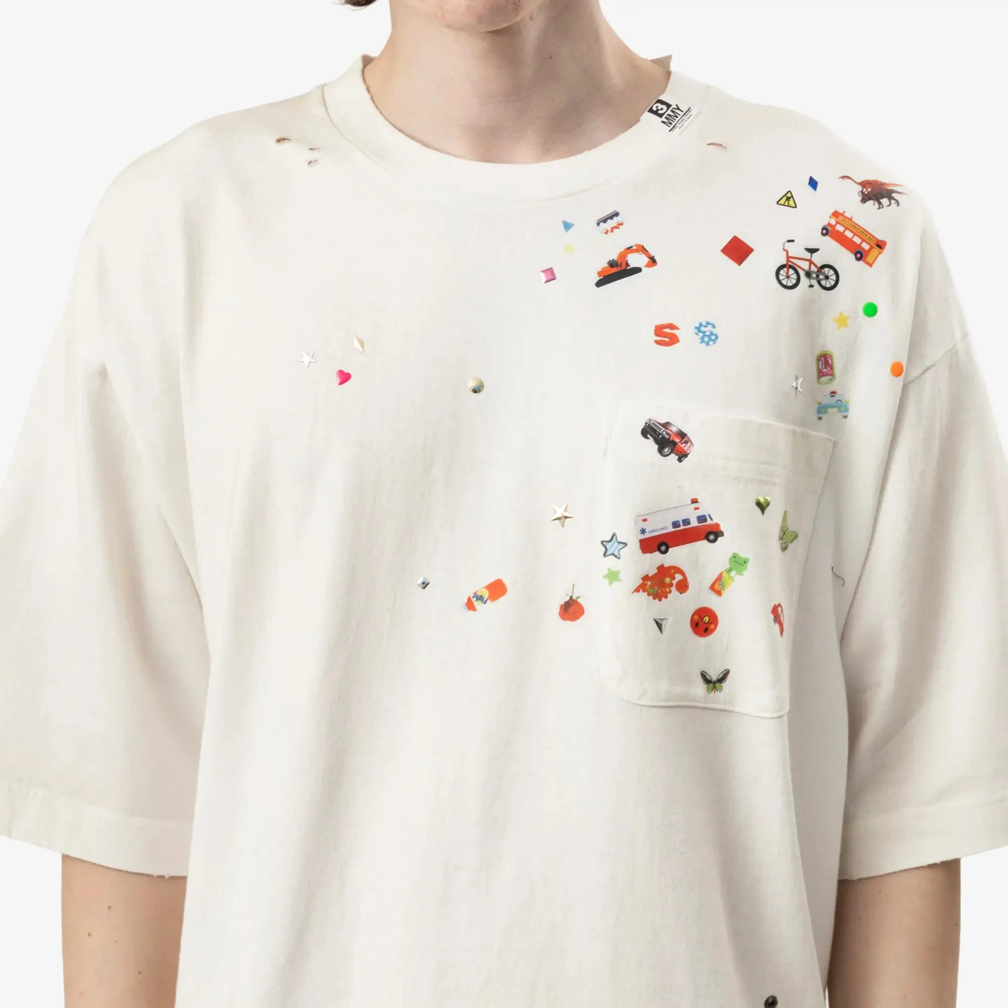 Kids Sticker T-Shirt - Image 5