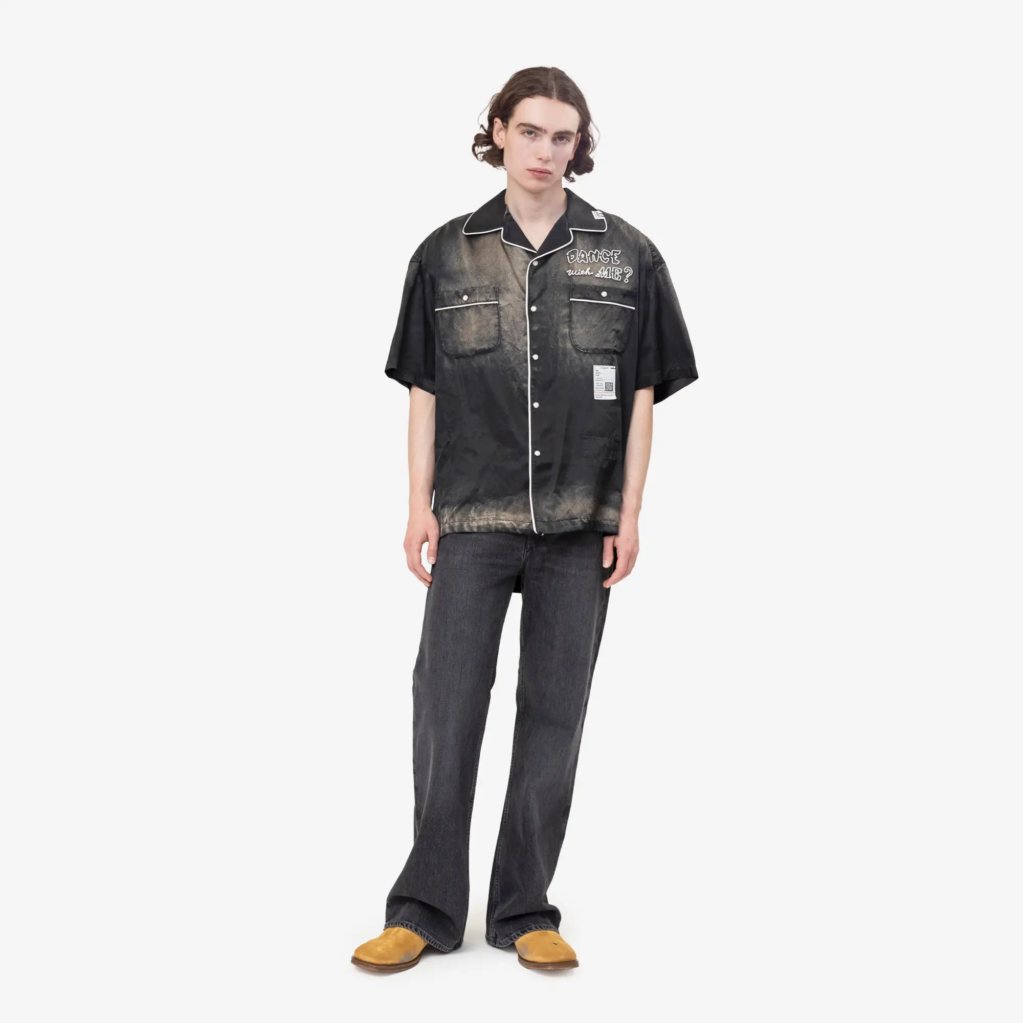 Sun Faded Satin Shirt - Image 2