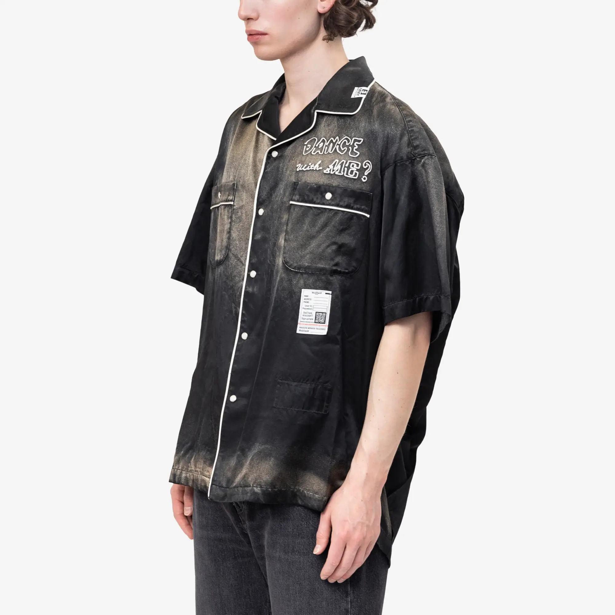 Sun Faded Satin Shirt - Image 3