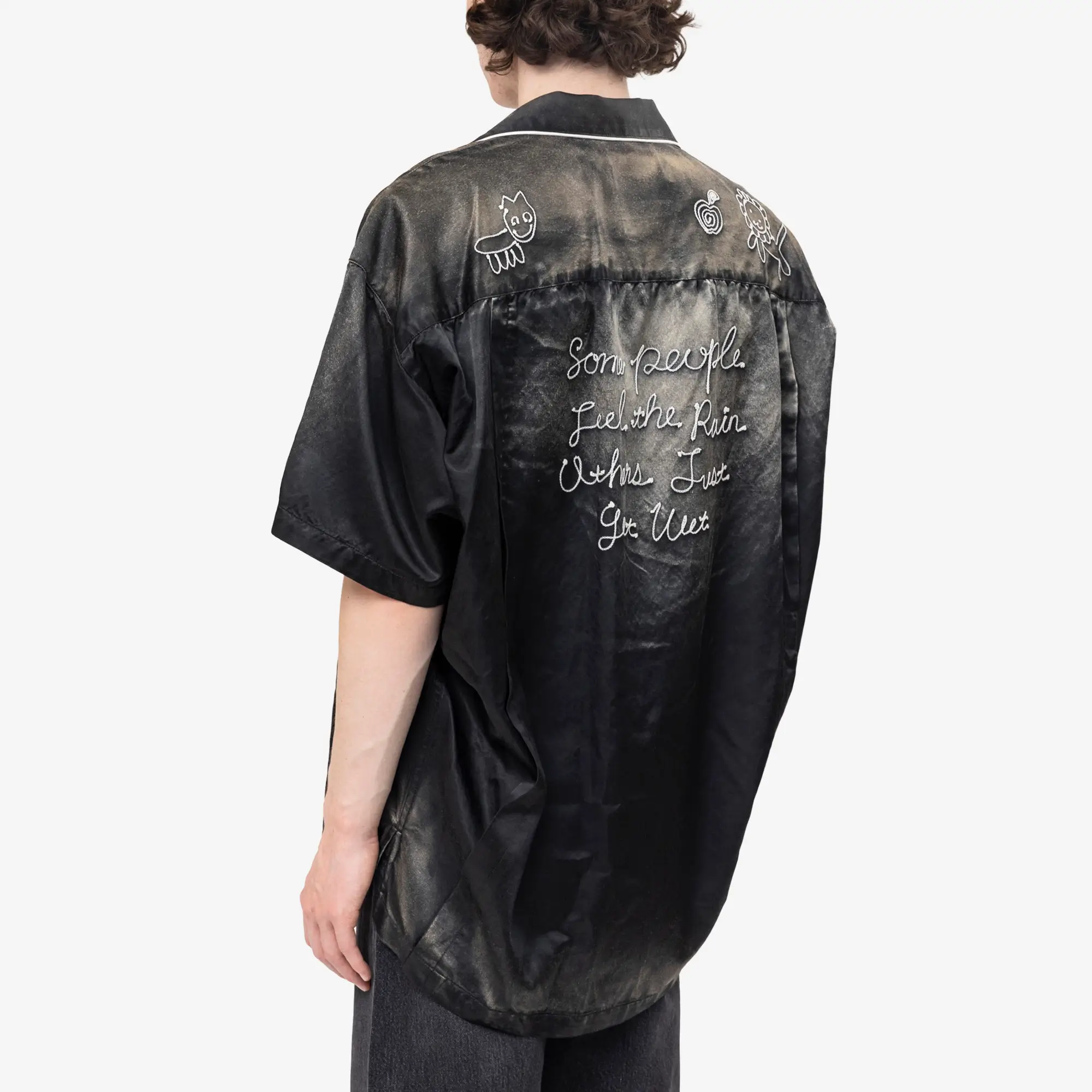 Sun Faded Satin Shirt - Image 4