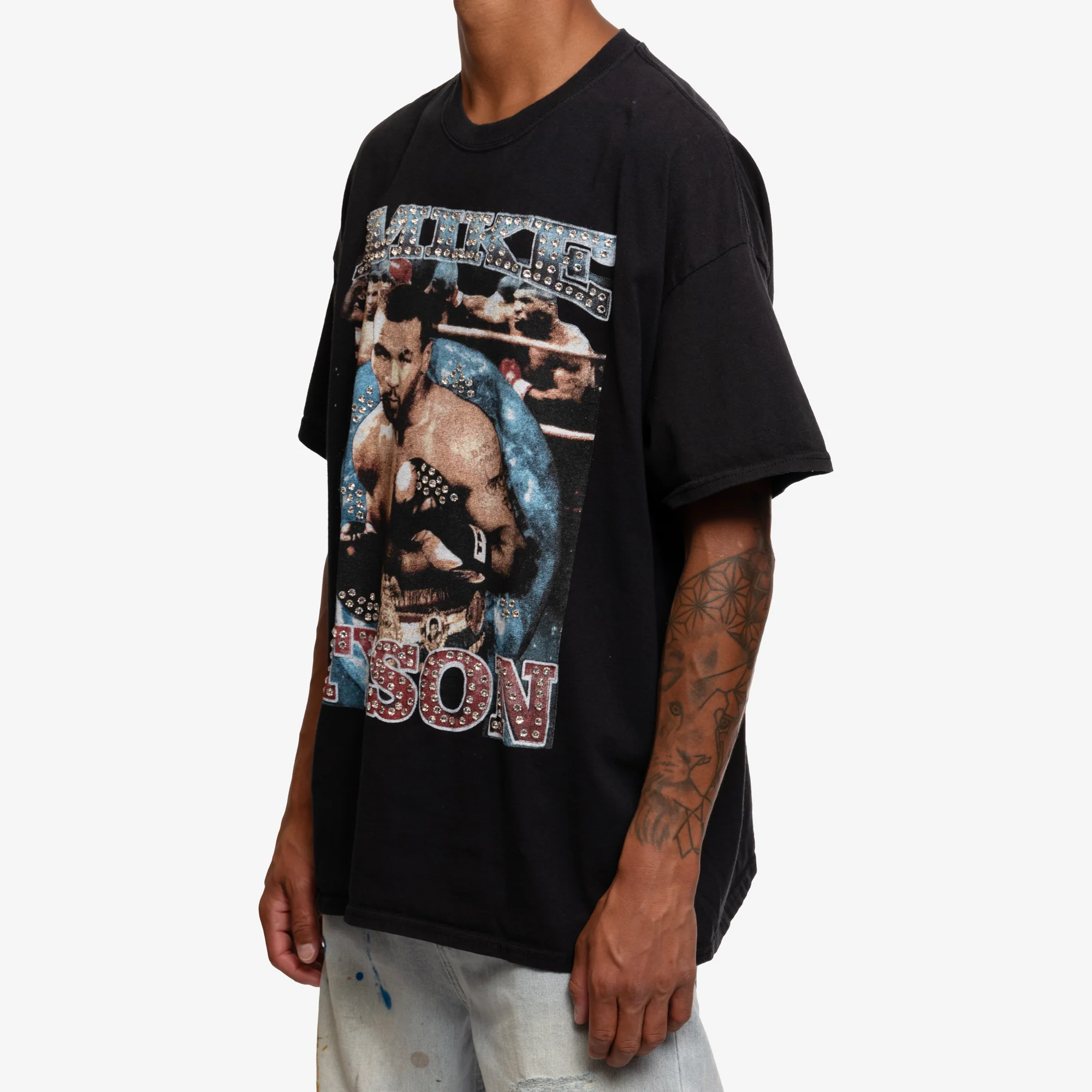 Mike Tyson Vintage Crystal T-Shirt - Image 3