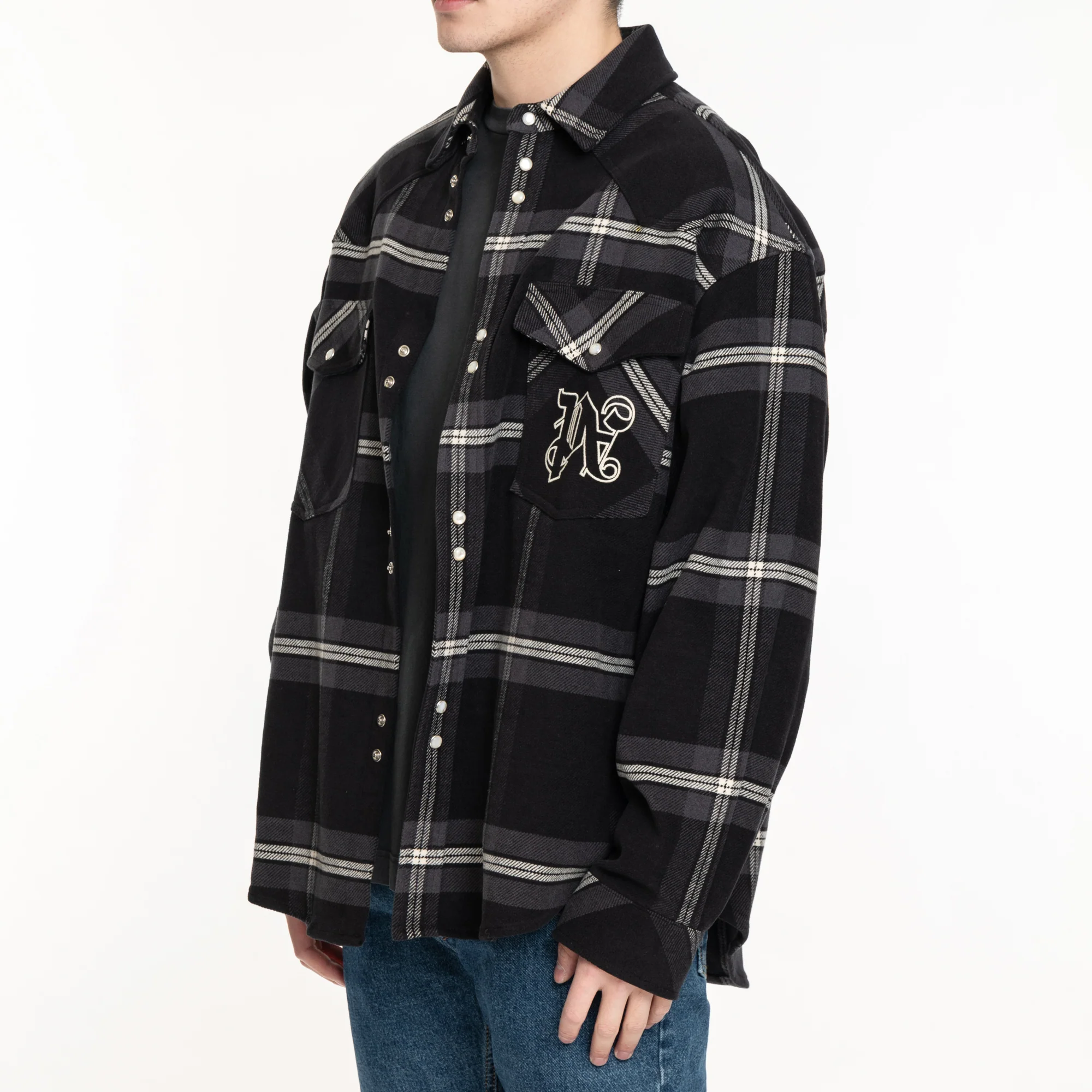 Monogram Check Overshirt - Image 3